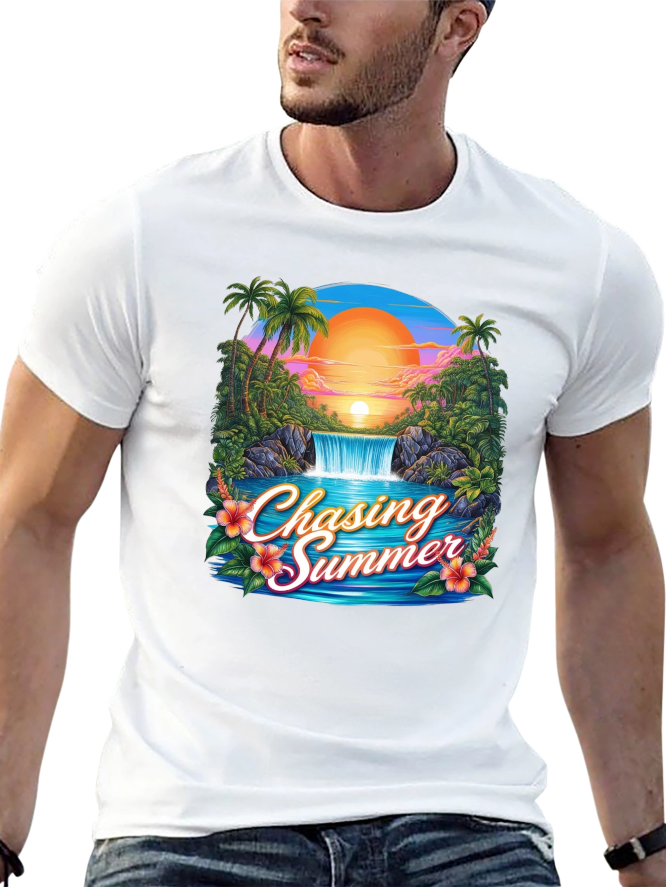 Chasing Summer Graphic T-Shirt