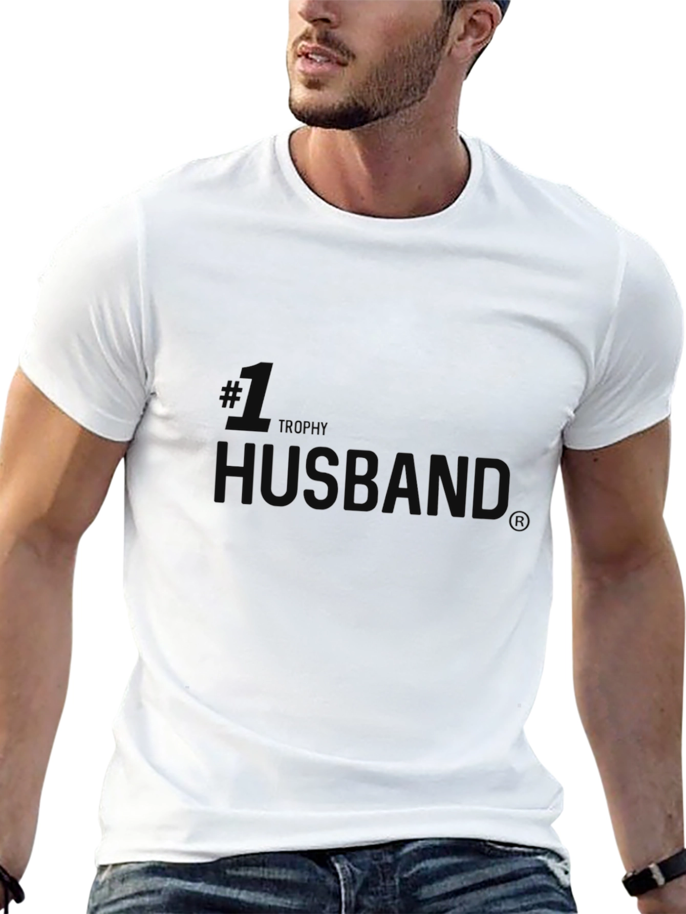 Trophy Husband Tee - Black Novelty T-Shirt