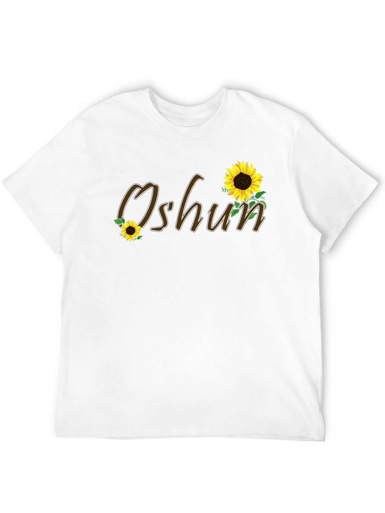 Oshun Sunflower Graphic Black Tee