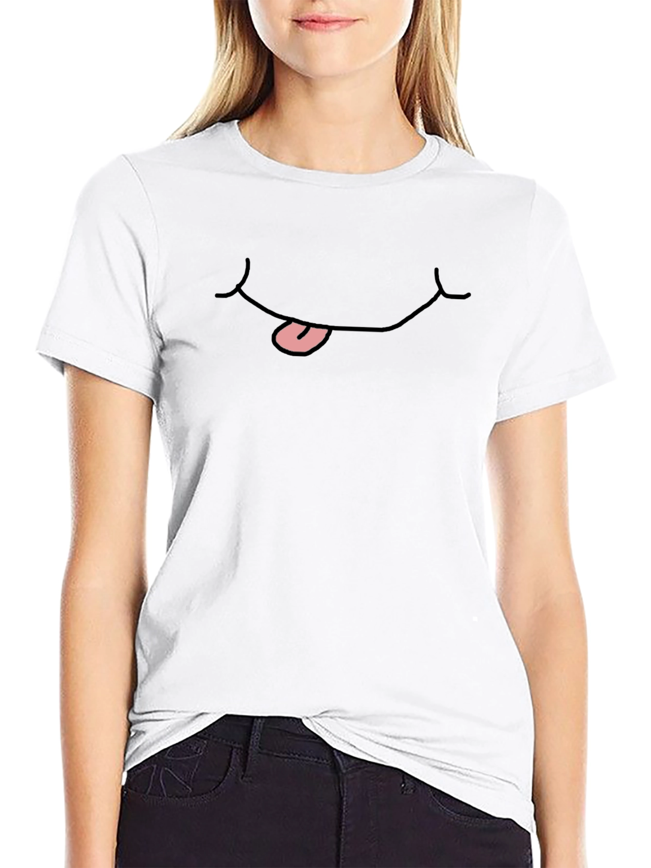 Funny Face Tongue Out T-Shirt - Unisex