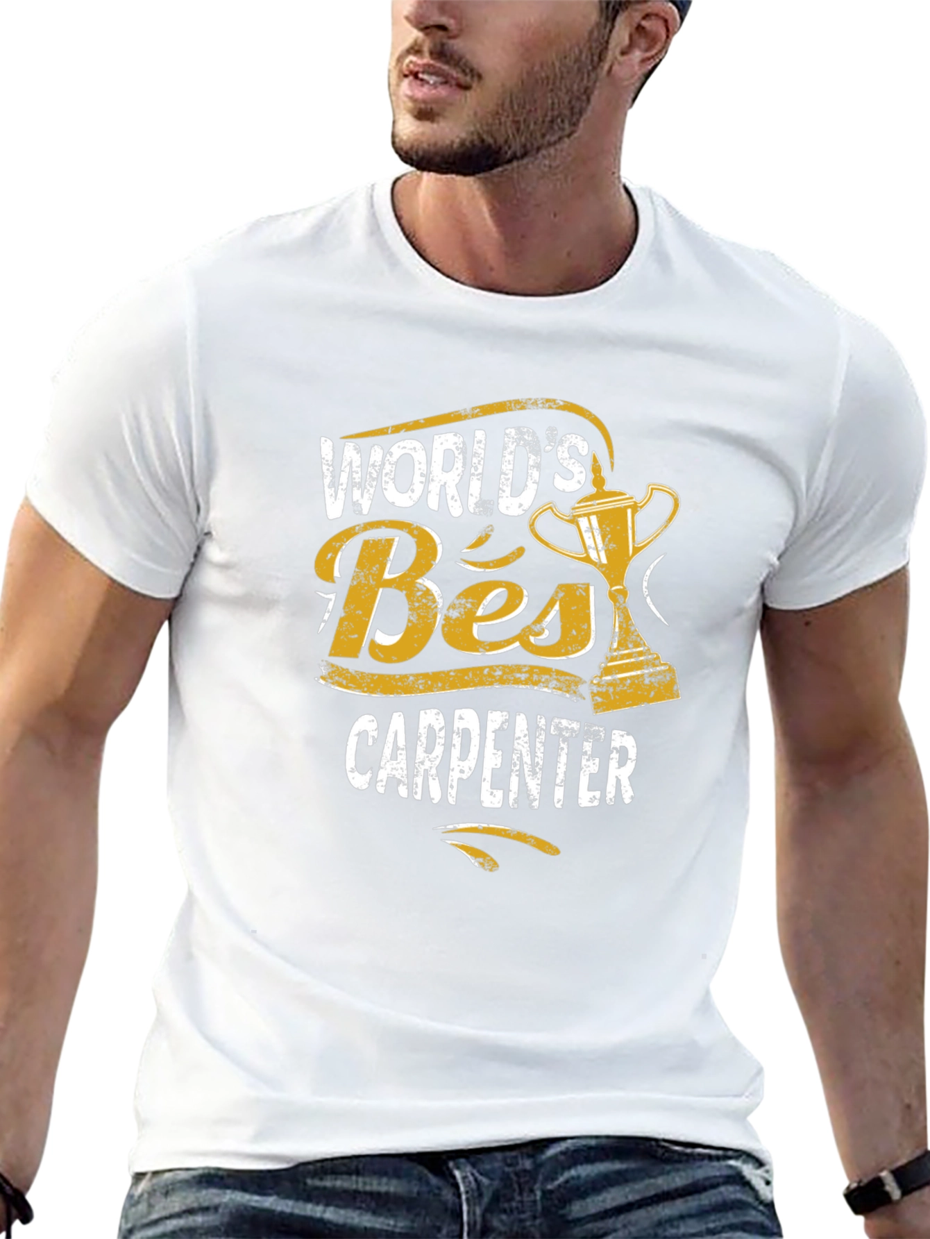 Worlds Best Carpenter Black T-Shirt