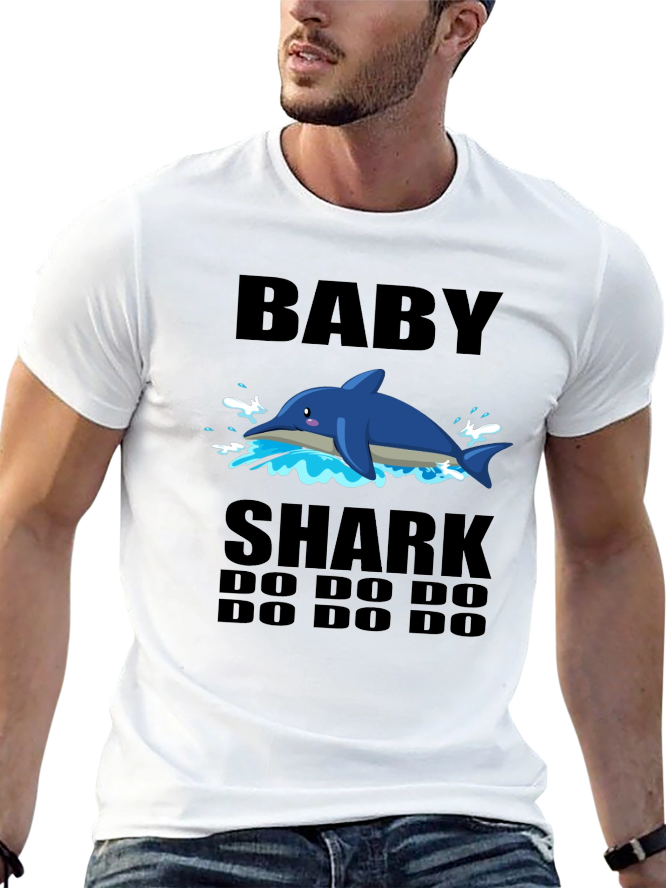 Baby Shark Graphic Tee - Soft Cotton Blend T-Shirt