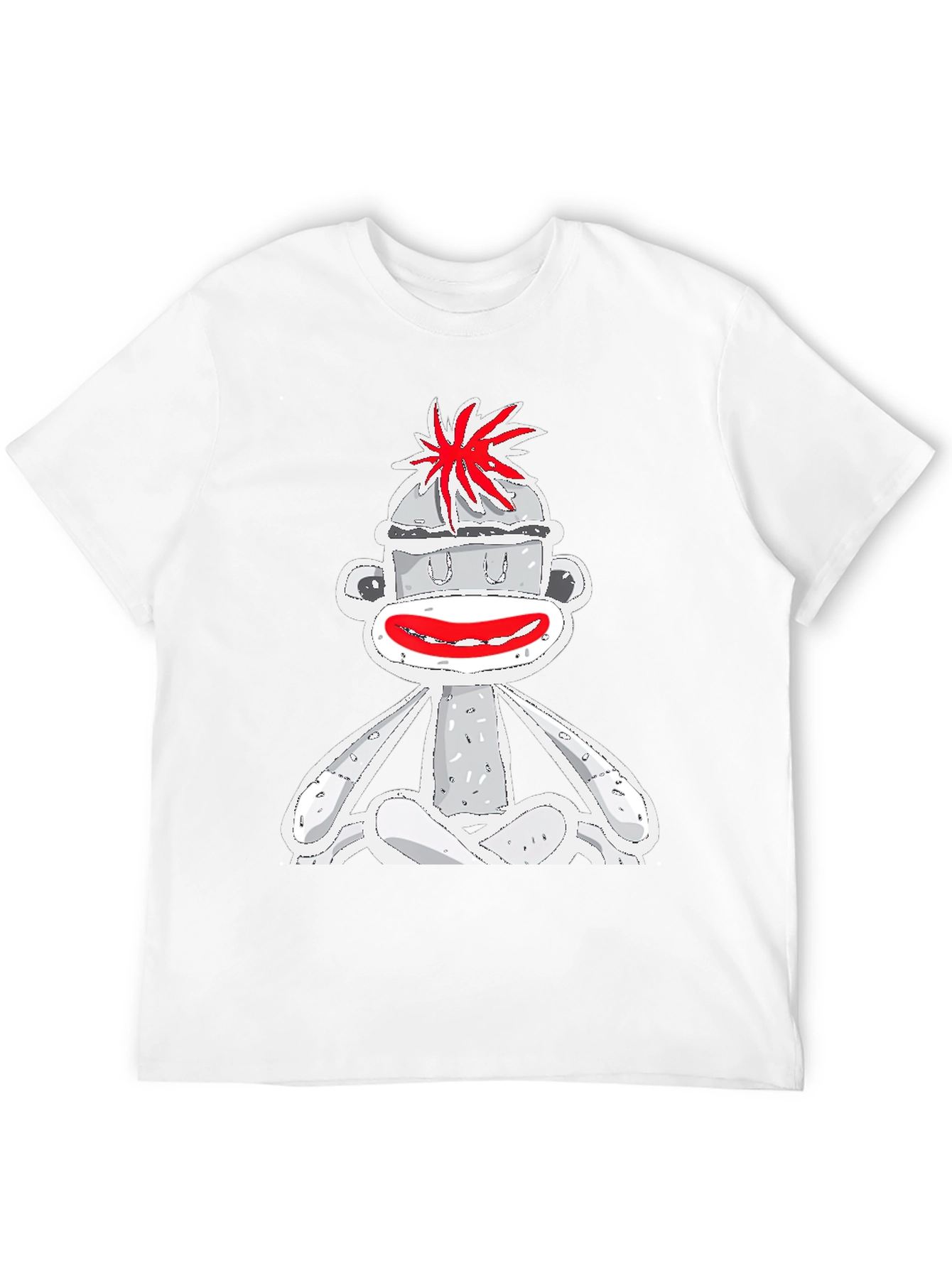 Sock Monkey Graphic Tee - Quirky Design