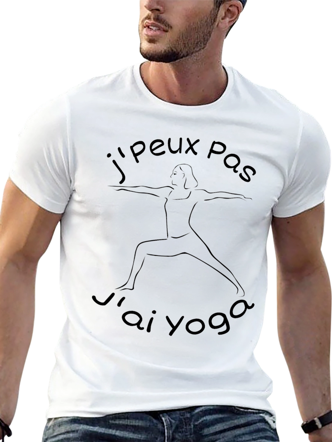 Yoga Tee: Jpeux Pas Jai Yoga T-Shirt