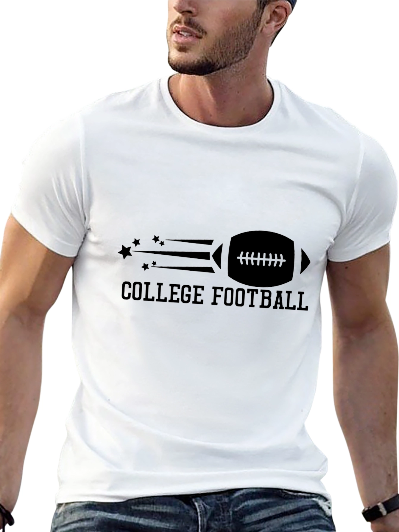 College Football Graphic T-Shirt