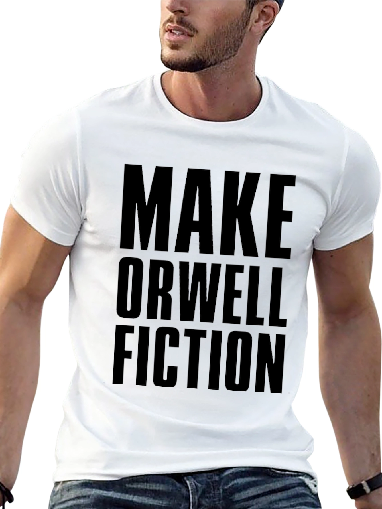 Make Orwell Fiction Graphic T-Shirt