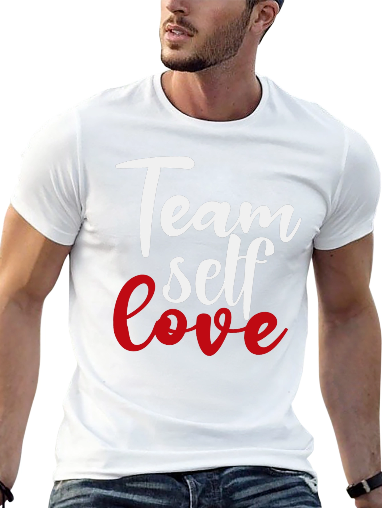 Team Self Love Graphic Tee - Black