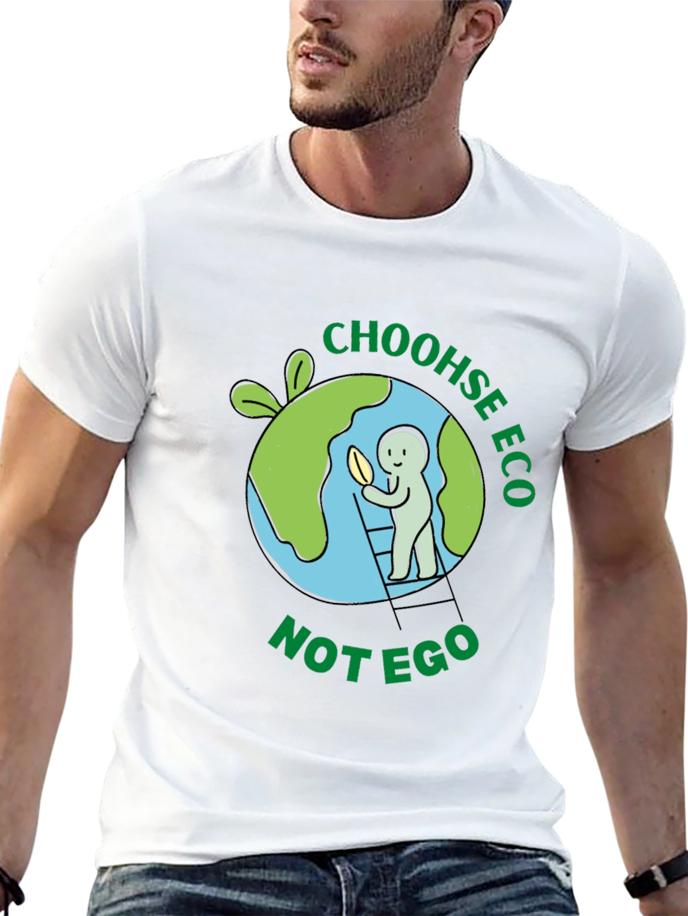 Eco-Friendly T-Shirt - Choose Eco Not Ego