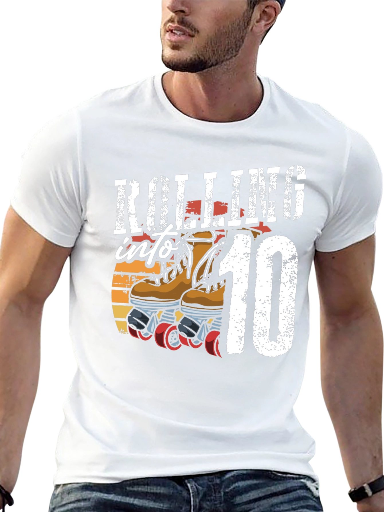 Rolling Into 10th Birthday T-Shirt