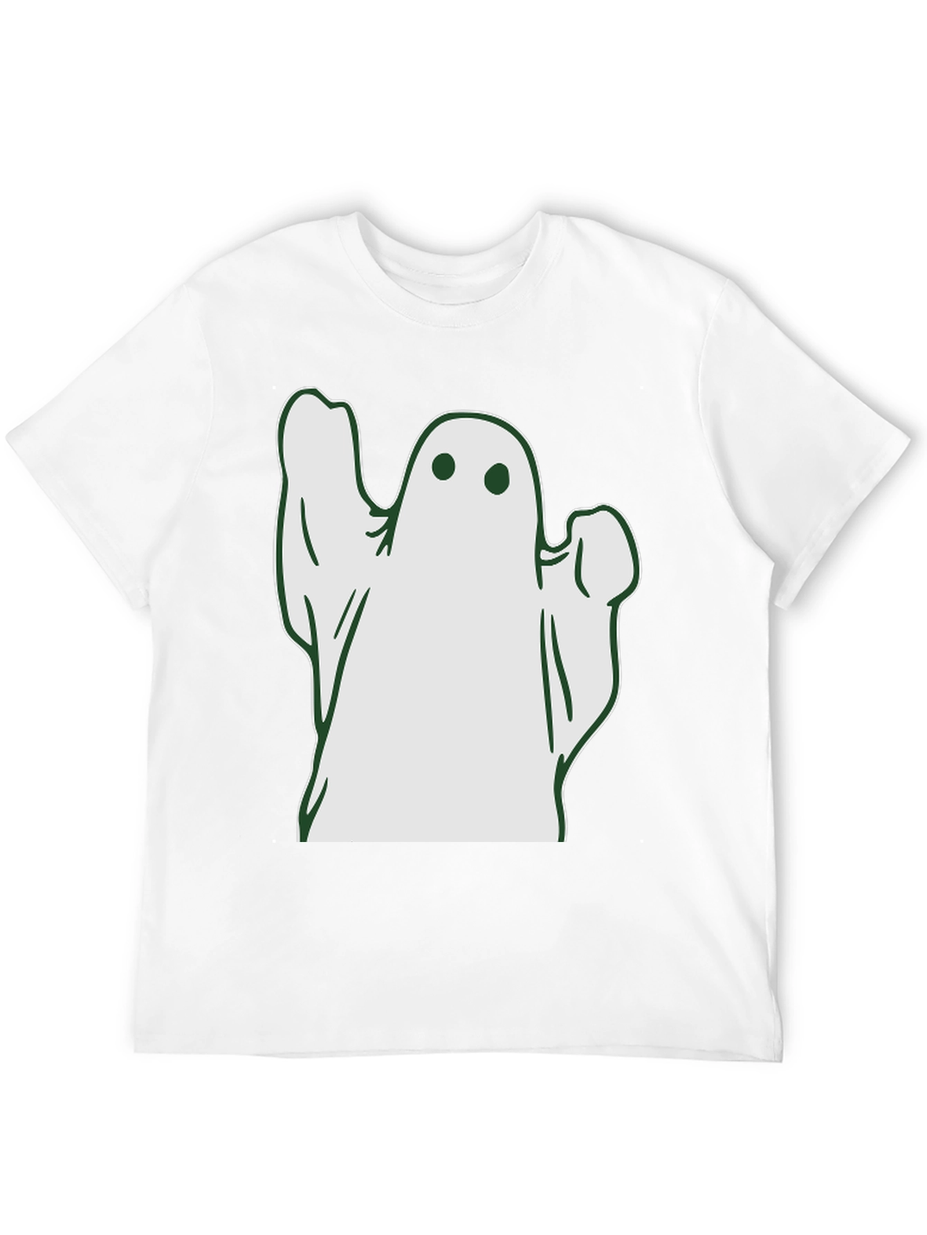 Spooky Ghost Graphic Tee - Halloween T-Shirt
