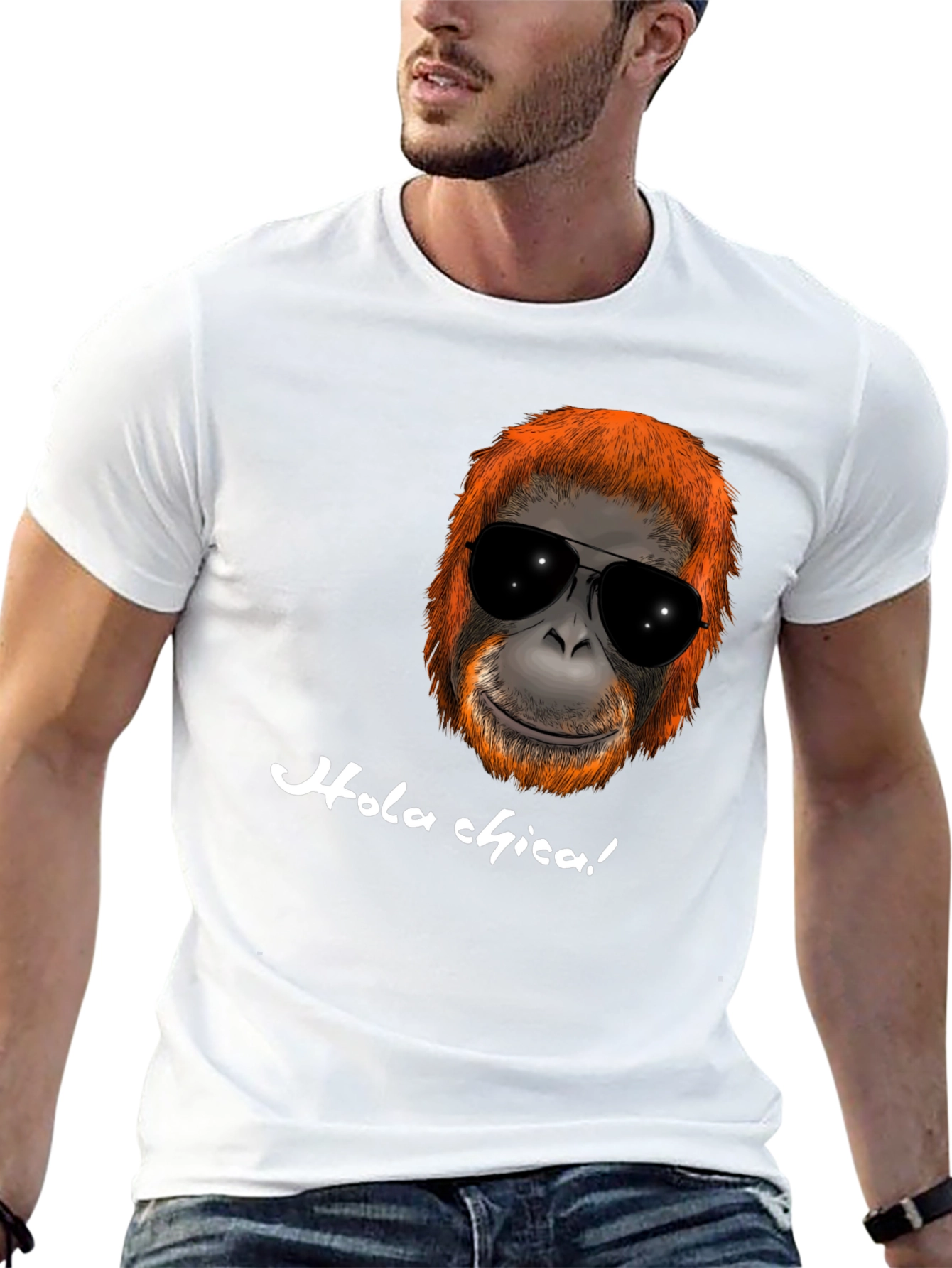 Hola Chica Orangutan Tee