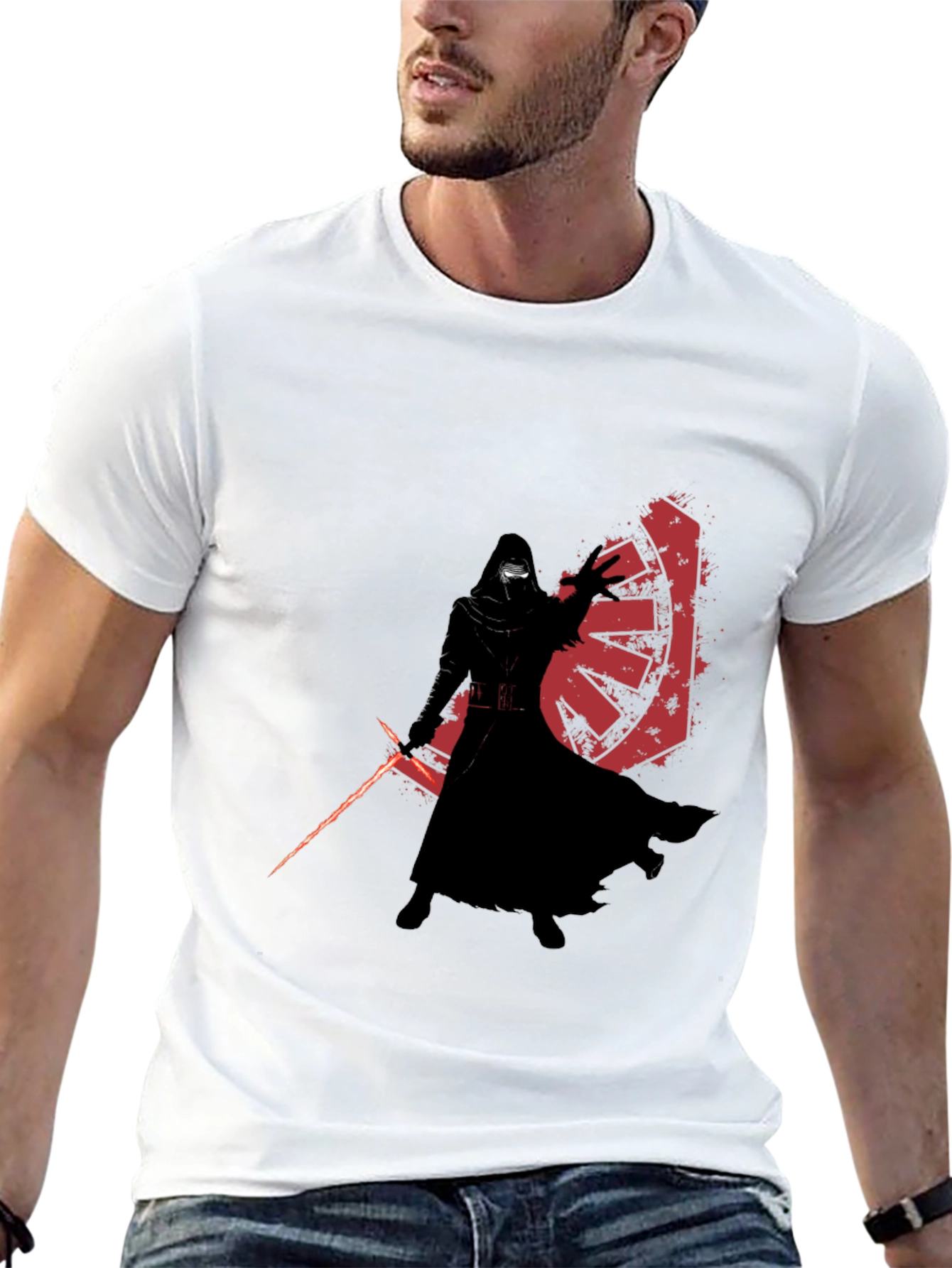 Star Wars Villain Graphic Print Black T-Shirt