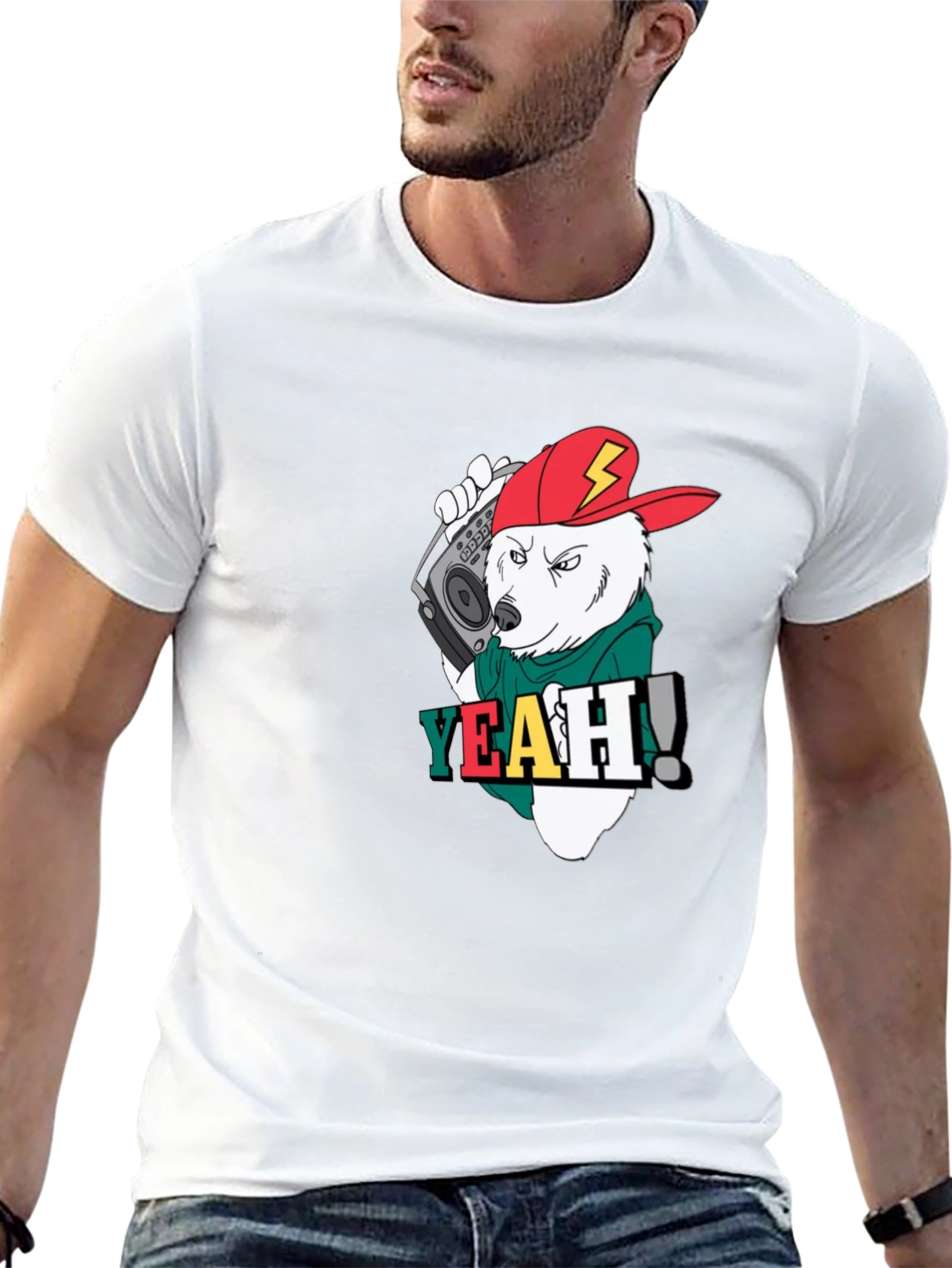 Cool Bear Boombox T-Shirt