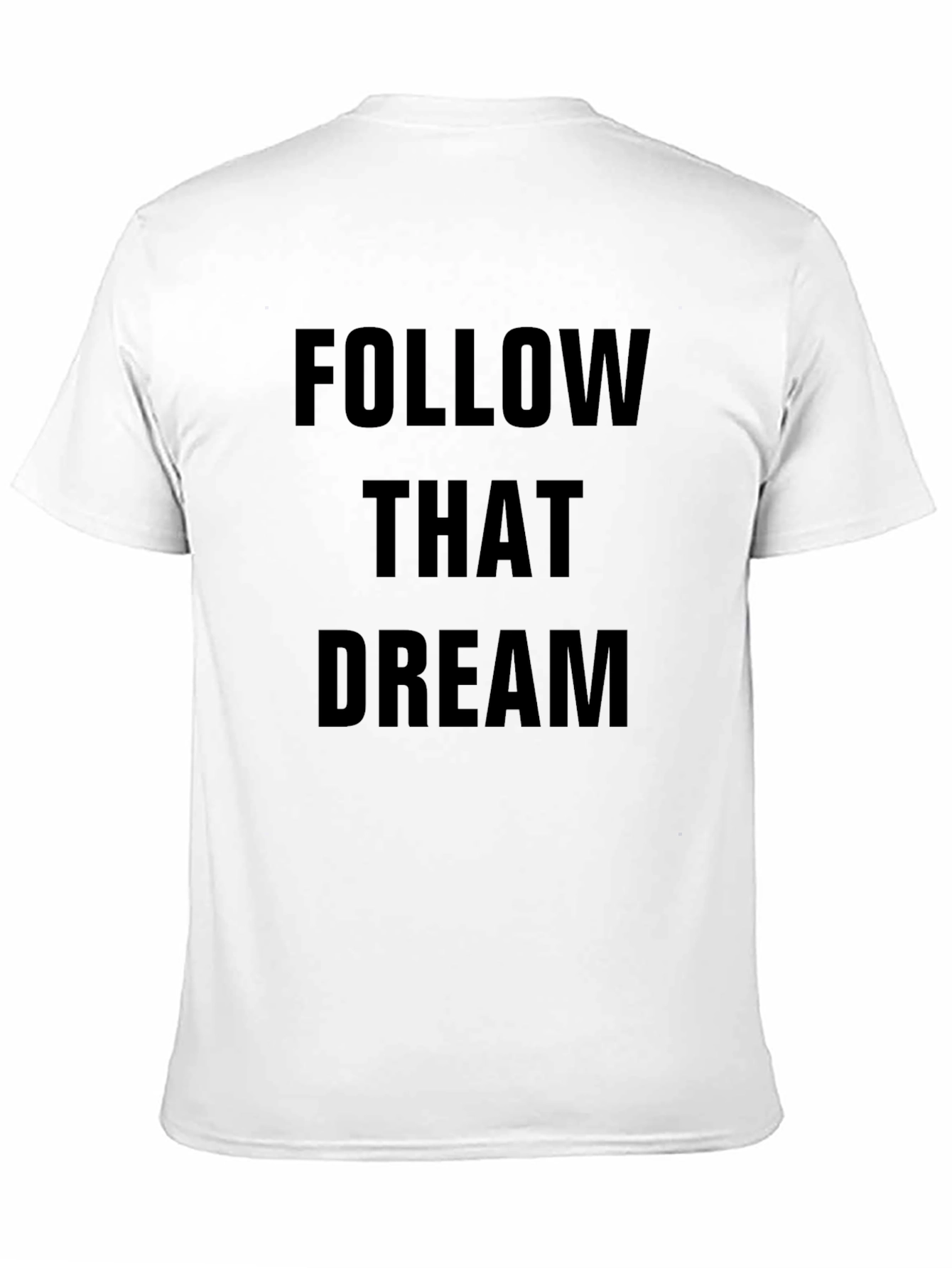 Follow That Dream Black Graphic T-Shirt