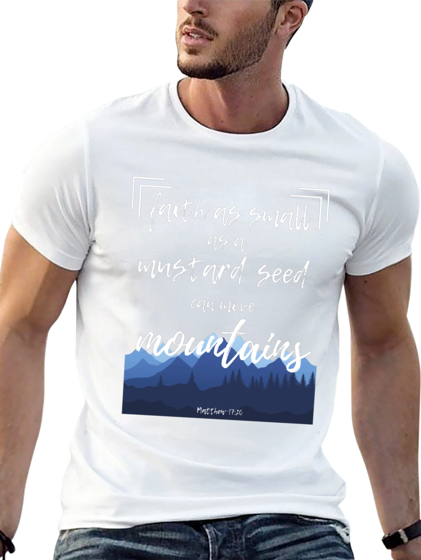 Faith Mustard Seed Mountain Graphic Tee