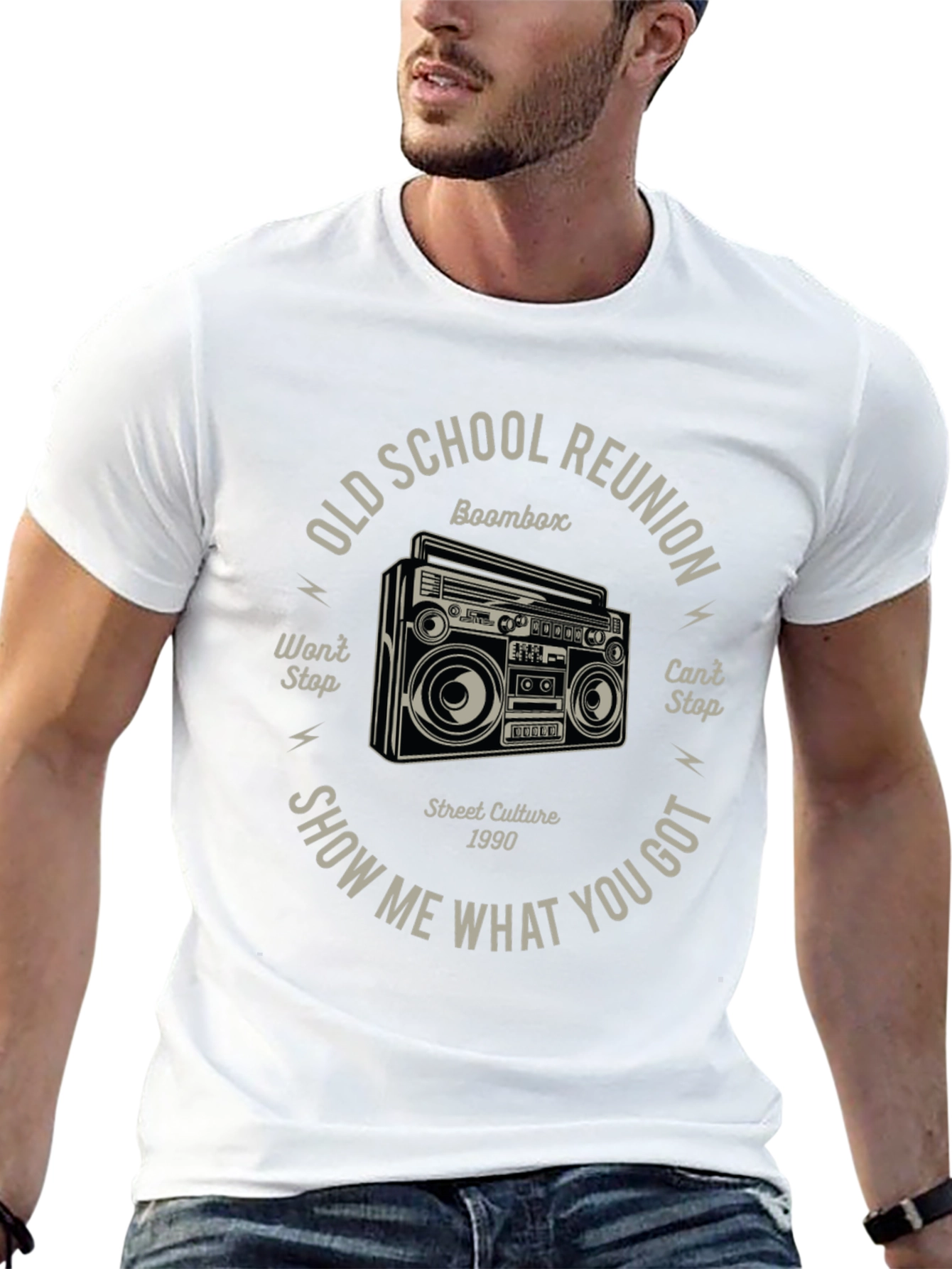 Old School Reunion Boombox T-Shirt