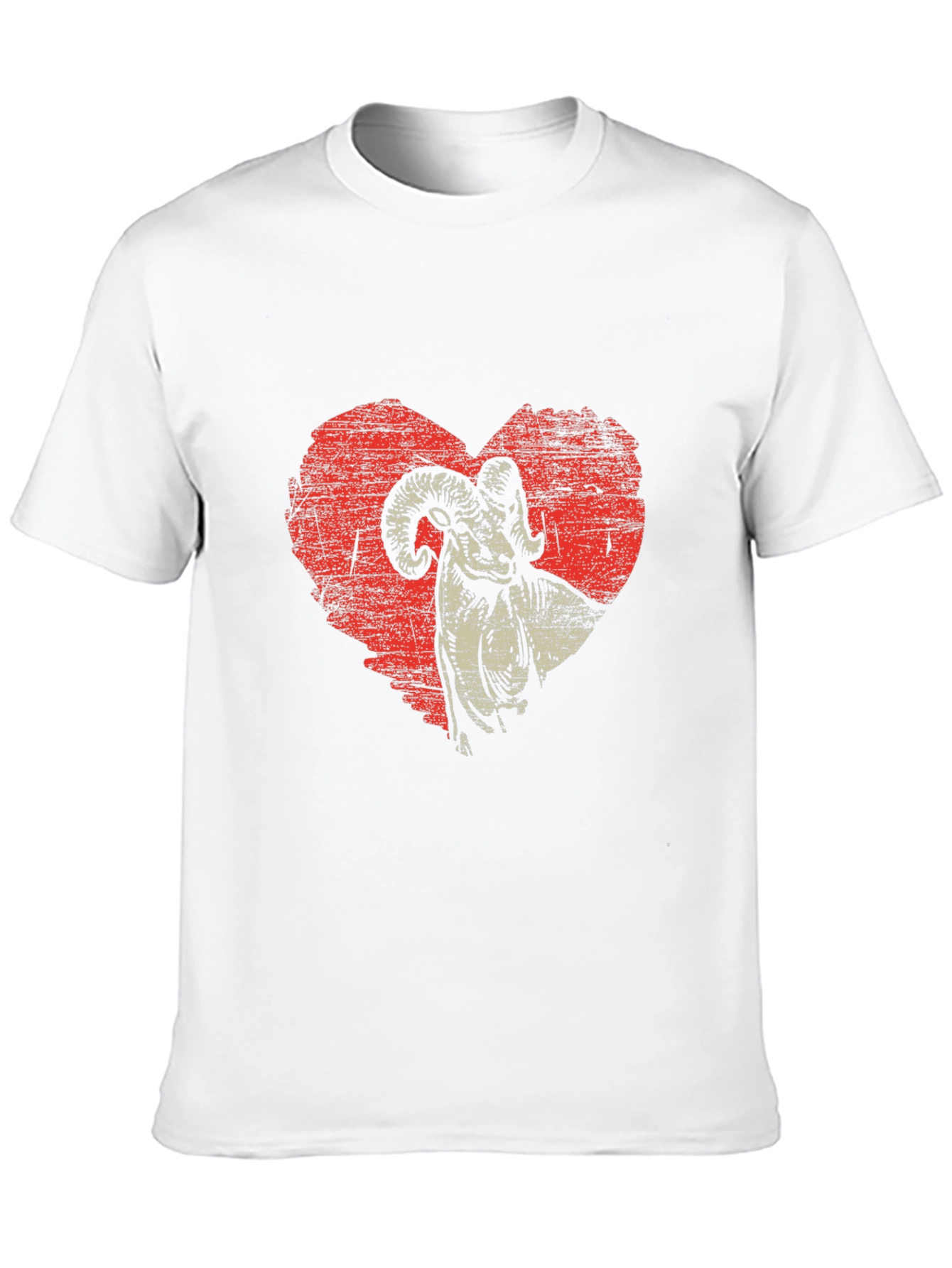 Ram Heart Graphic T-Shirt - Mens Black Tee