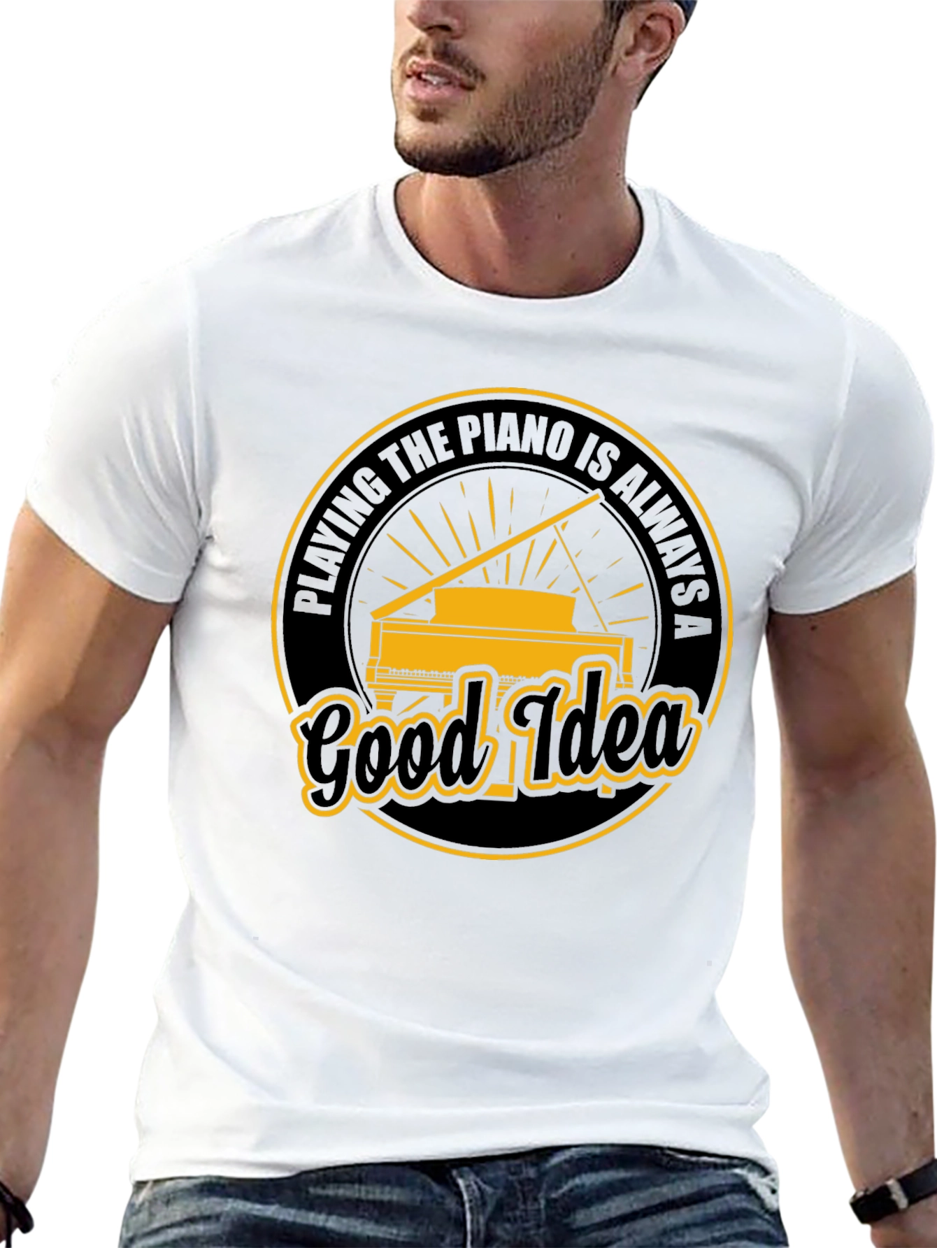 Piano Good Idea T-Shirt: Musicians Apparel
