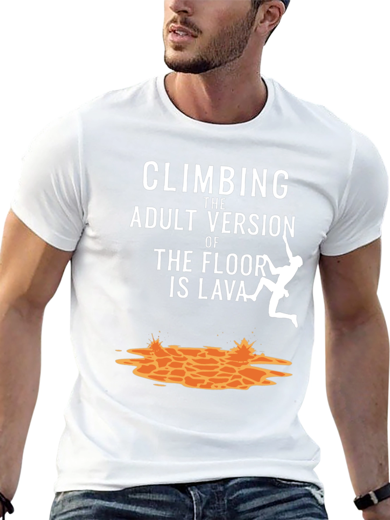 Climbing Adult Version Lava T-Shirt