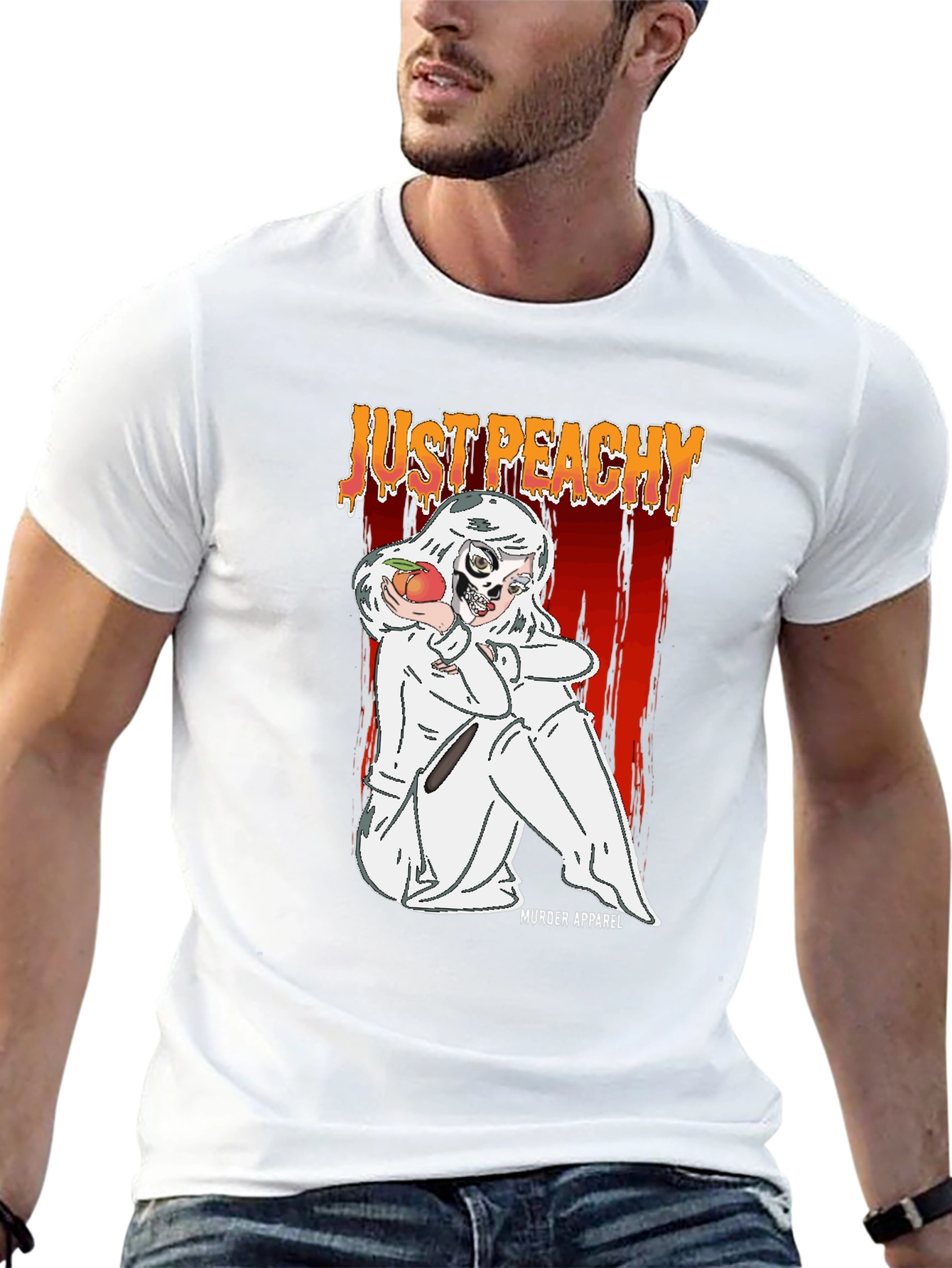 Just Peachy Graphic T-Shirt - Murder Apparel
