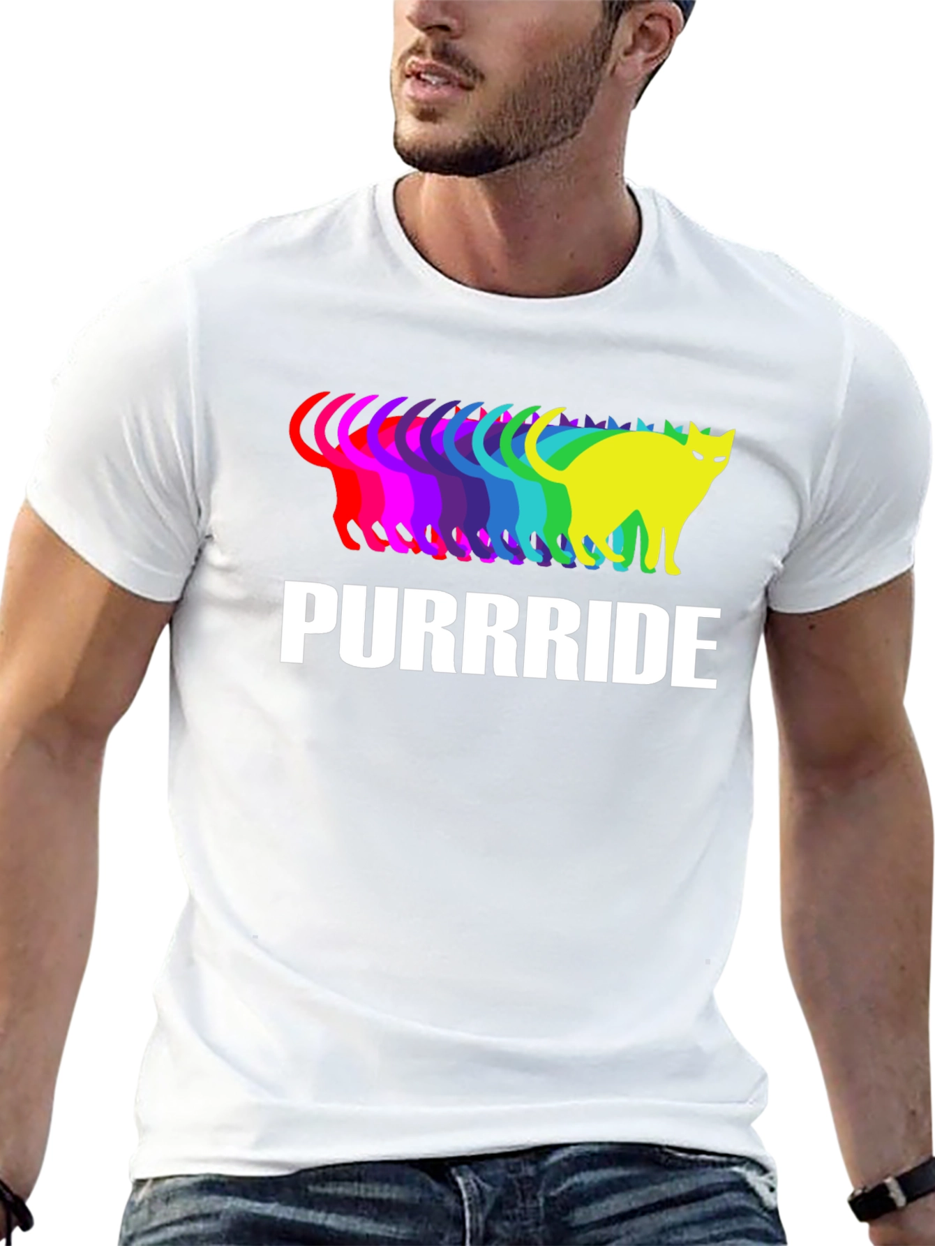 Purrrride Rainbow Cat T-Shirt