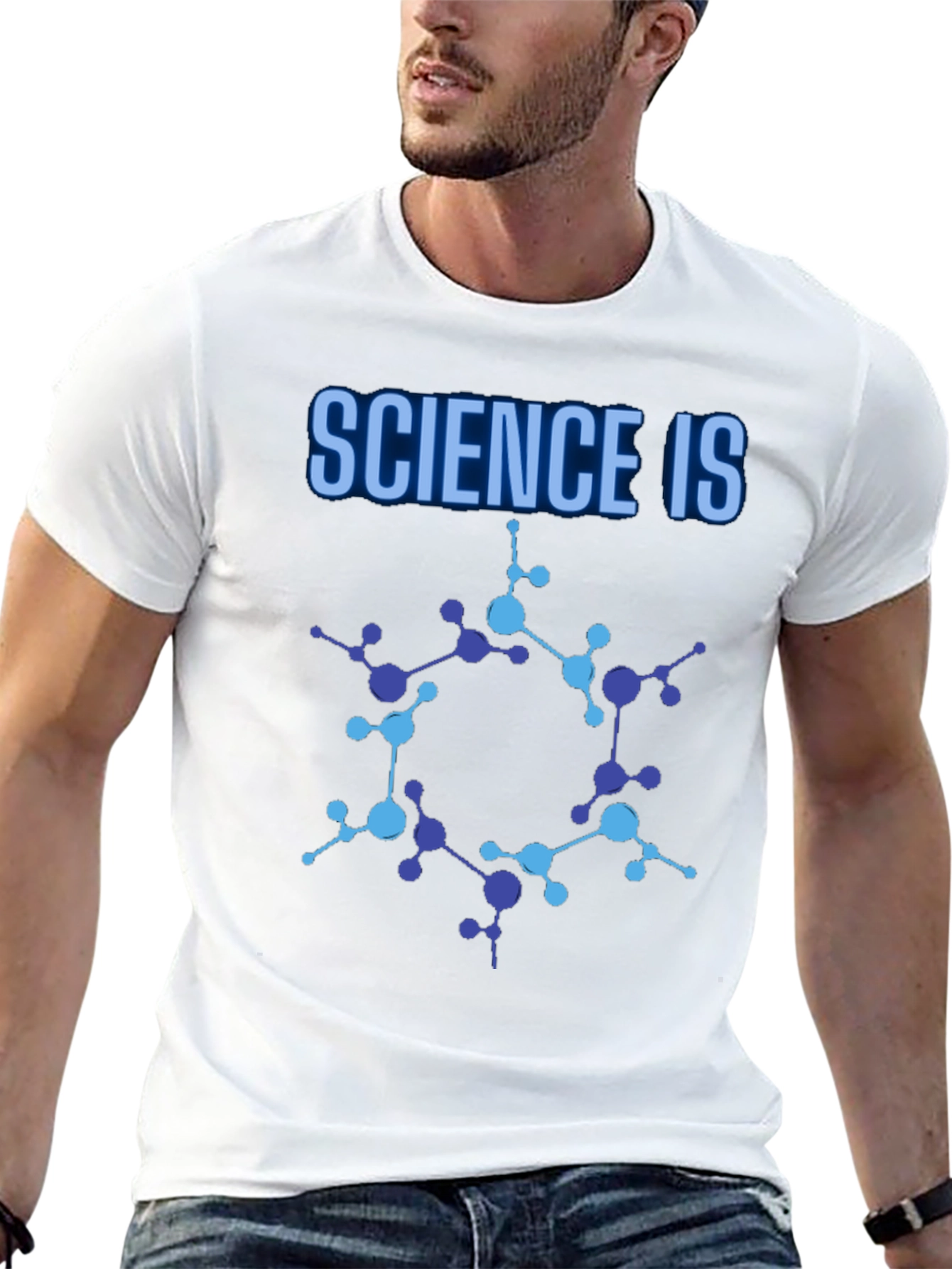 Science Is Molecule Graphic Tee