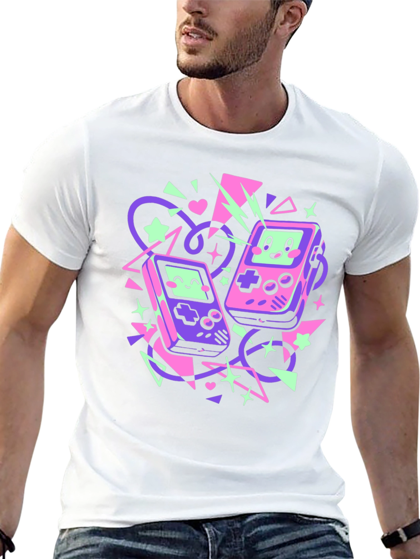 Retro Gaming T-Shirt - Game Console Graphic Tee
