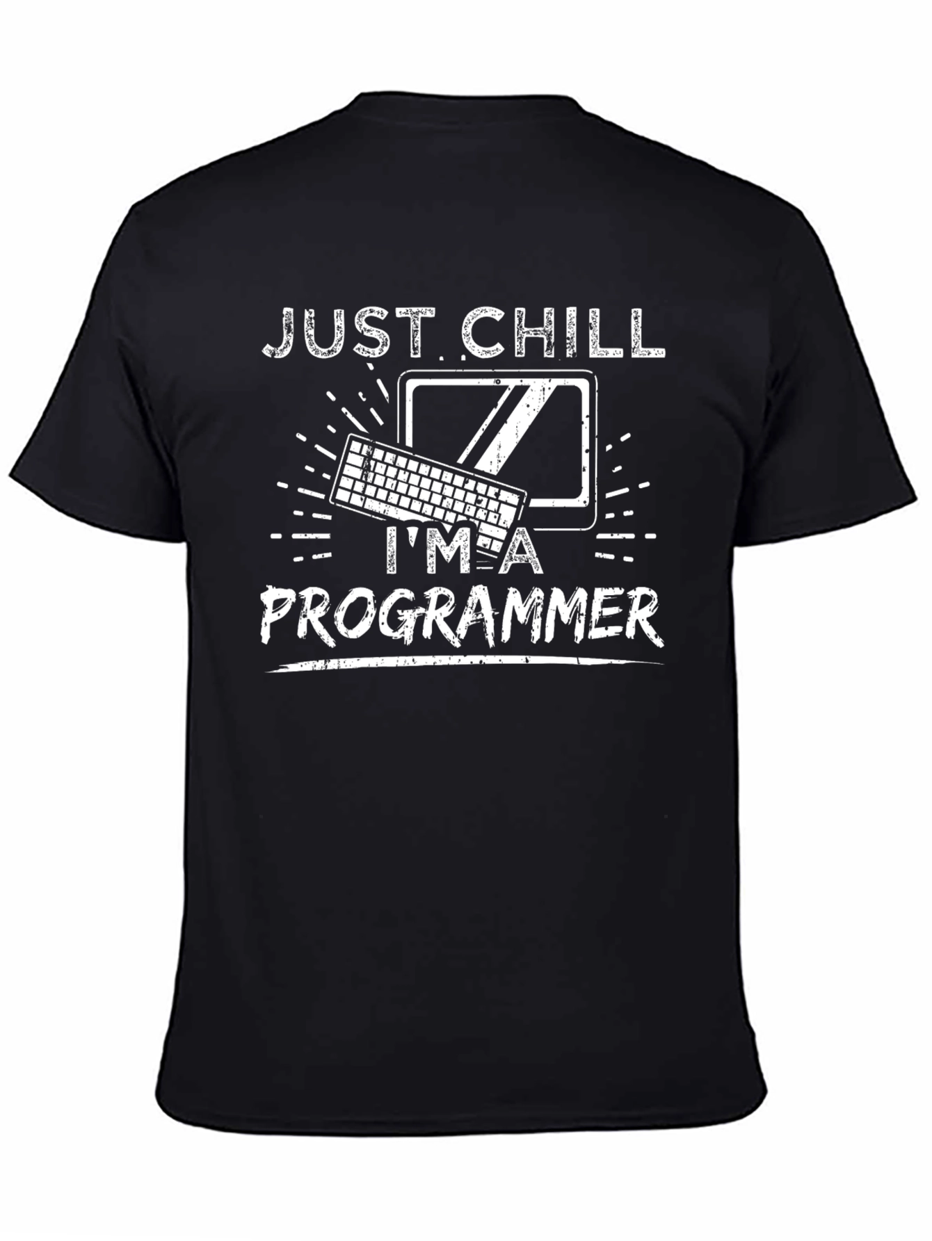 Just Chill Im A Programmer Graphic Tee