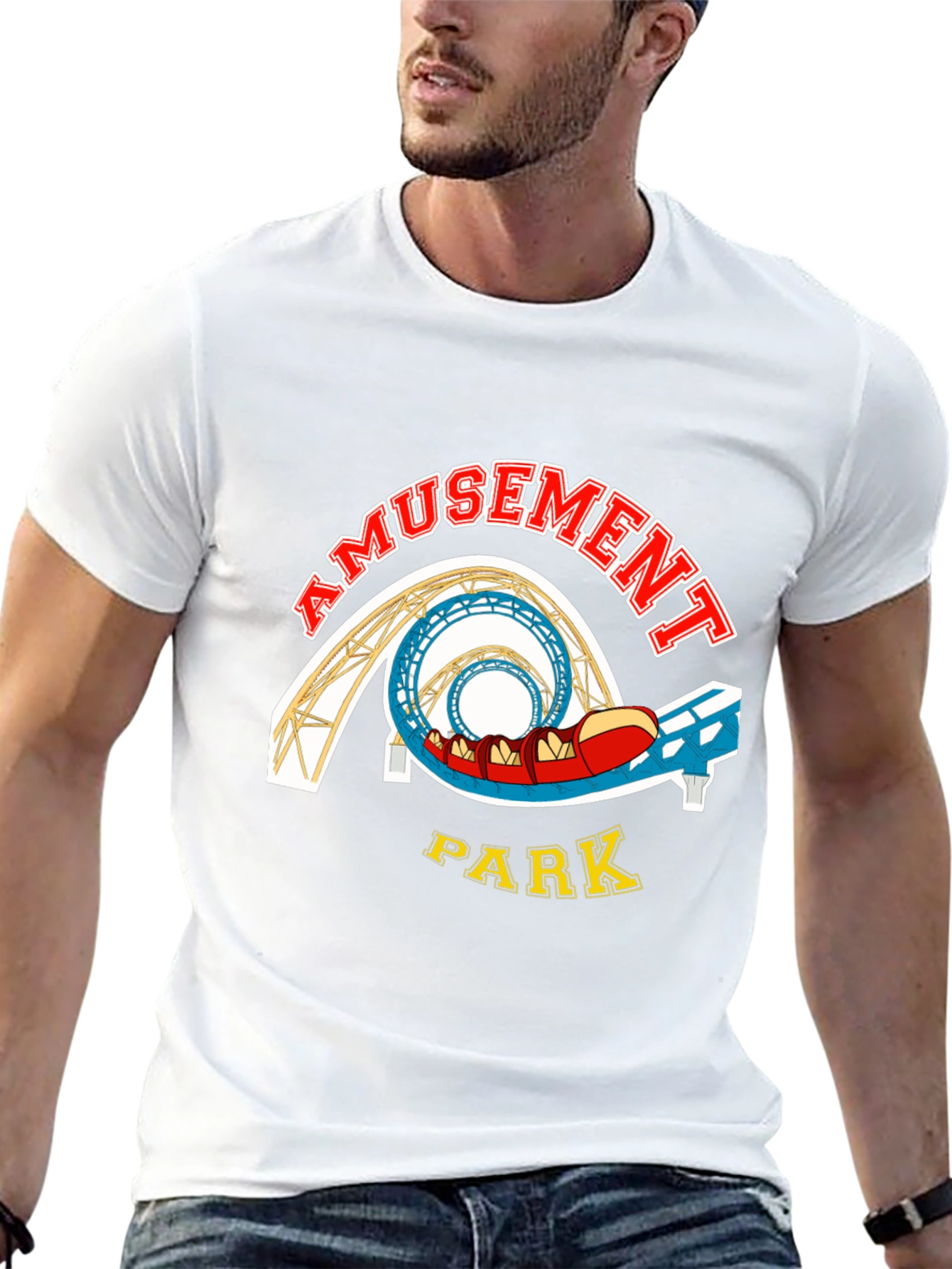 Amusement Park T-Shirt - Fun & Stylish