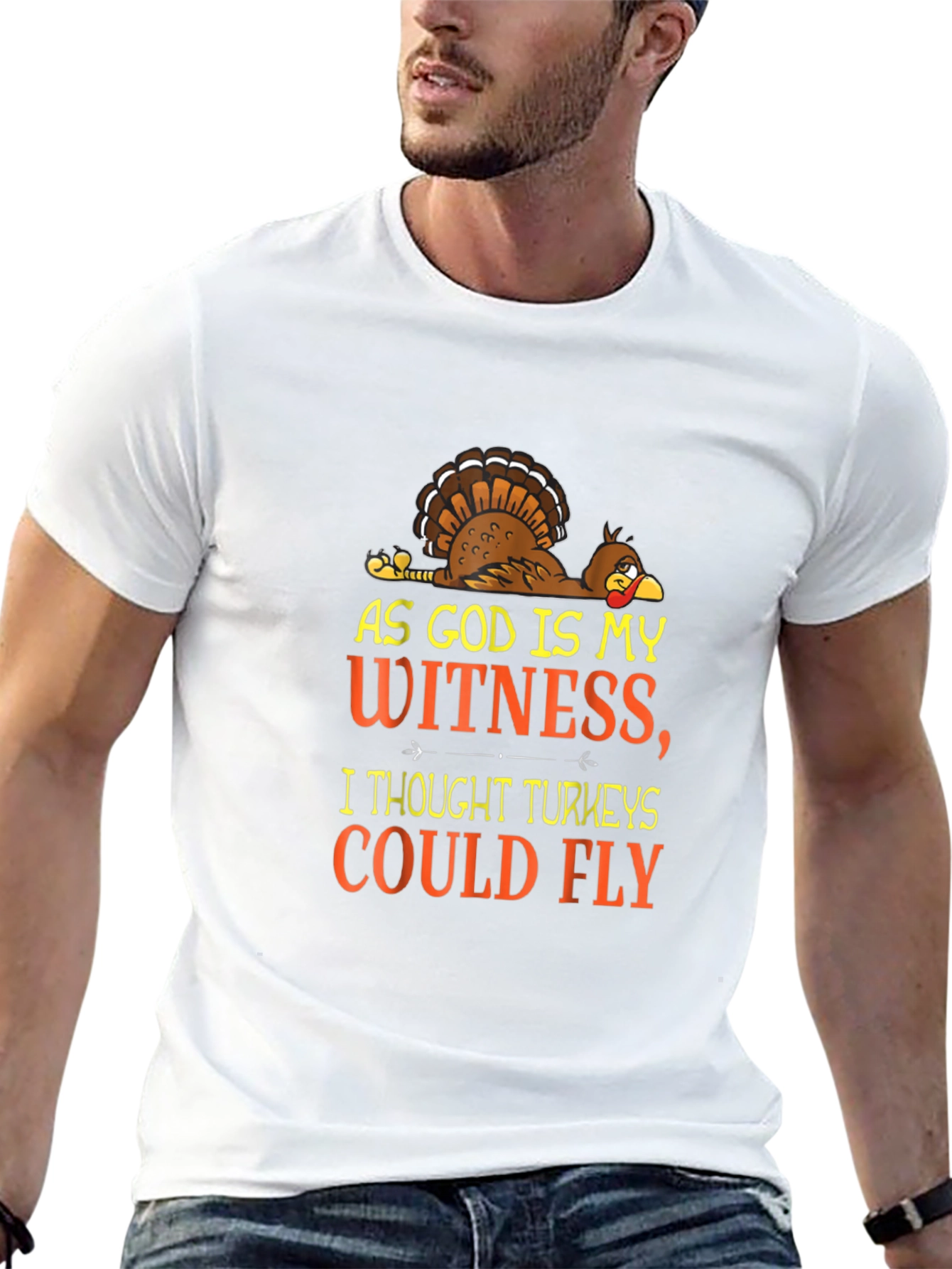 Funny Turkey T-Shirt: As God Is My Witness