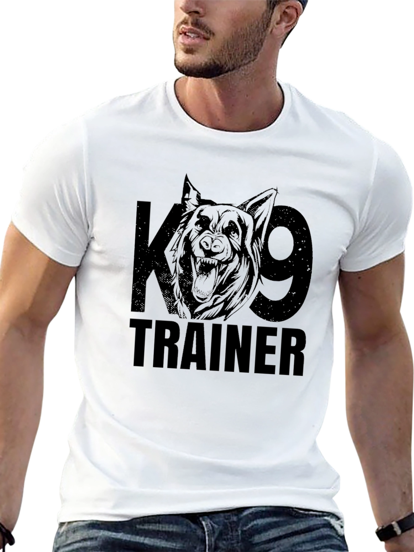 K9 Trainer Graphic Tee - Unisex Black T-Shirt