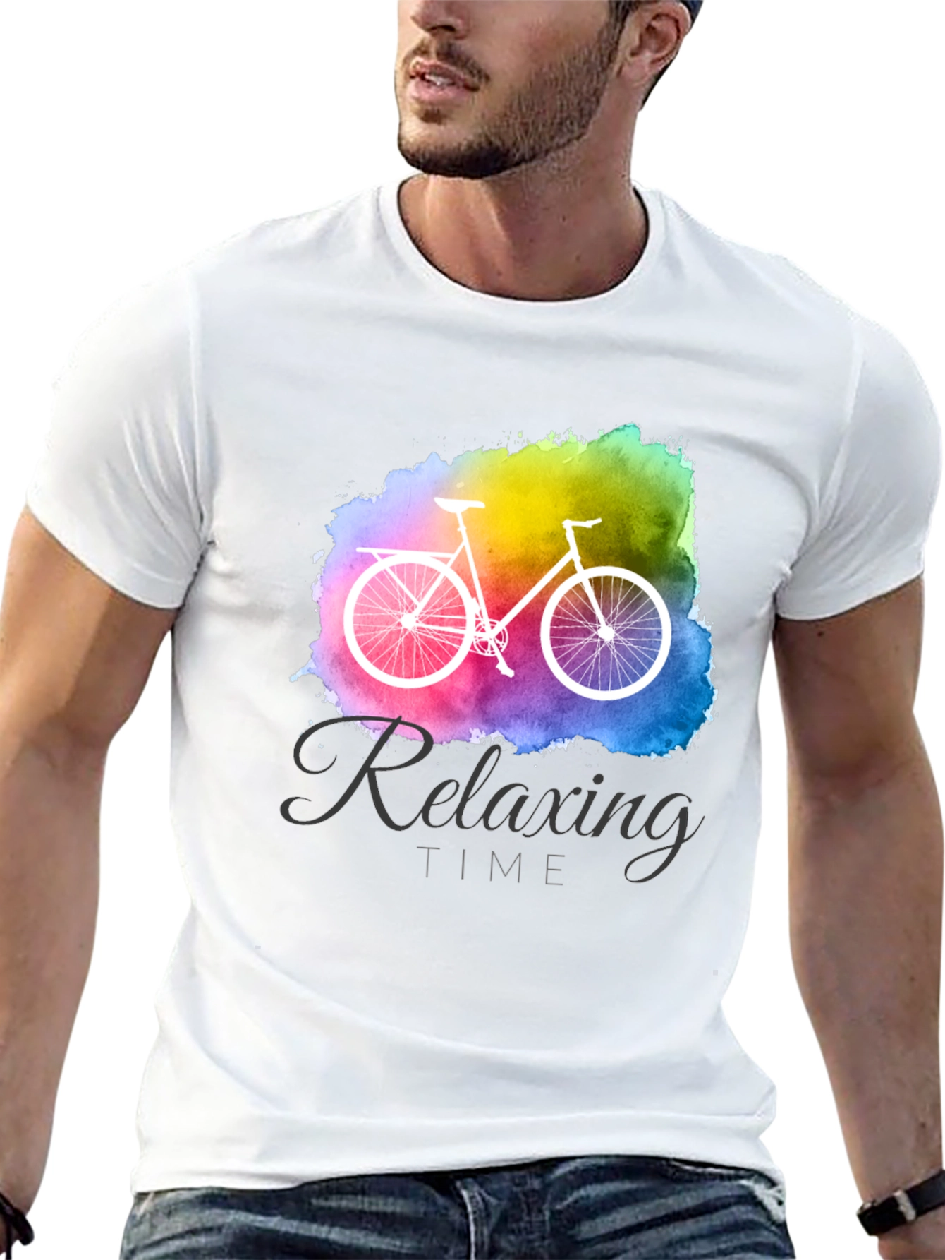 Relaxing Time Bike Graphic Tee