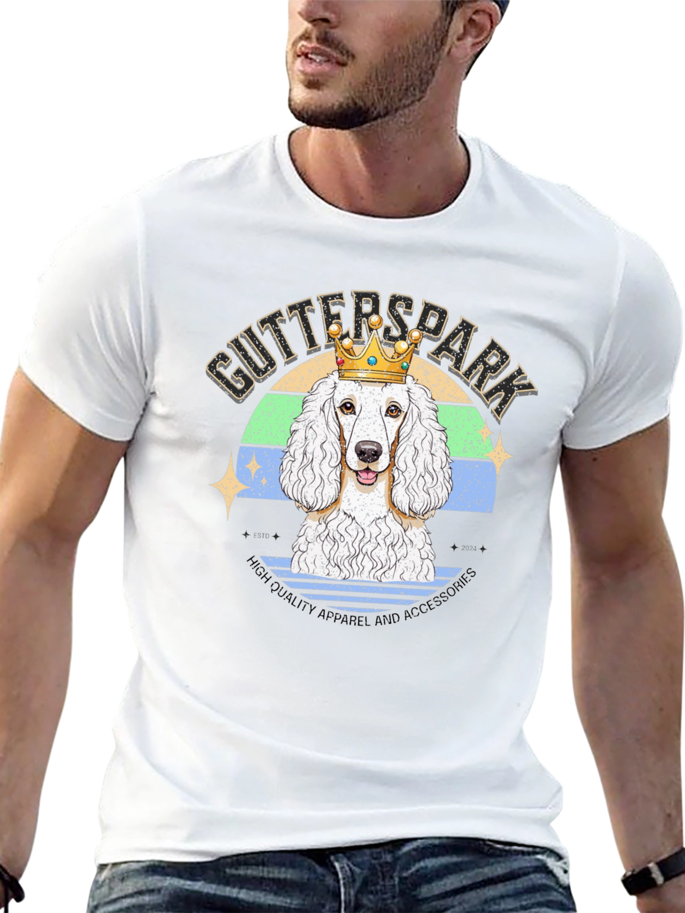 Gutterspark Poodle King T-Shirt