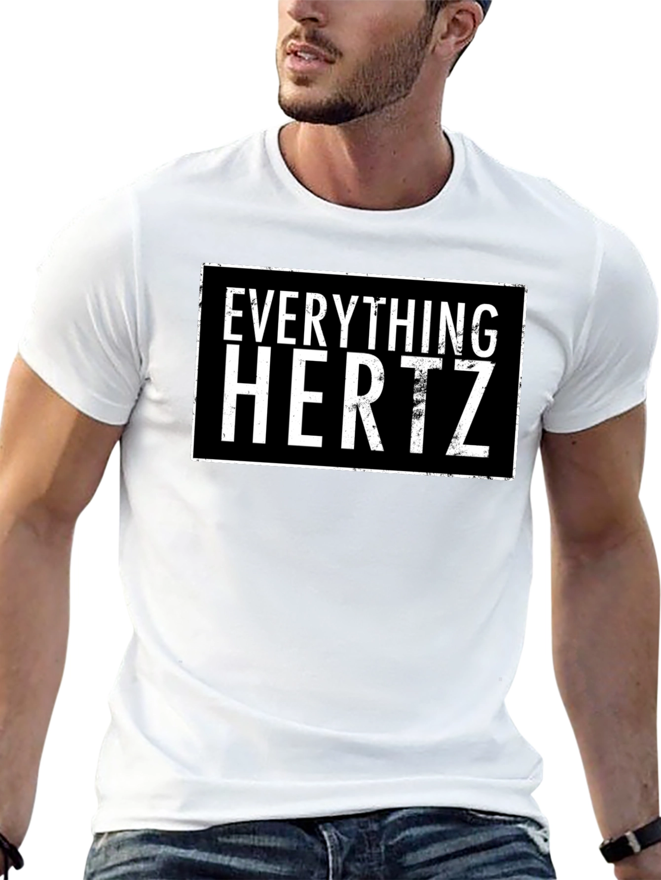 Everything Hertz Black Graphic Tee
