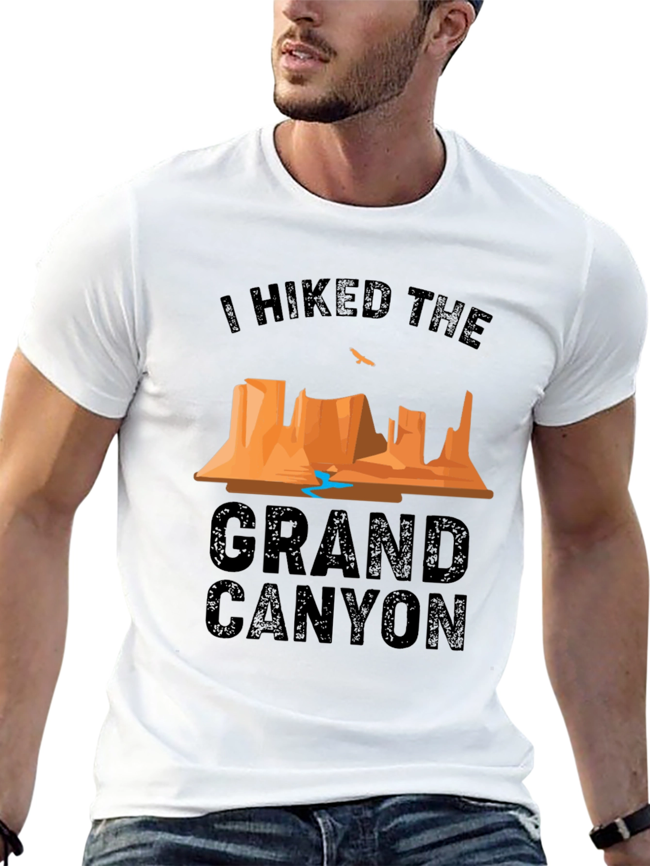 I Hiked The Grand Canyon Black T-Shirt