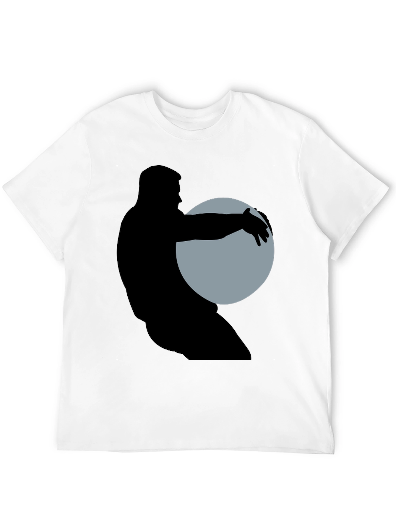 Silhouette Man Graphic Tee - Modern Fit