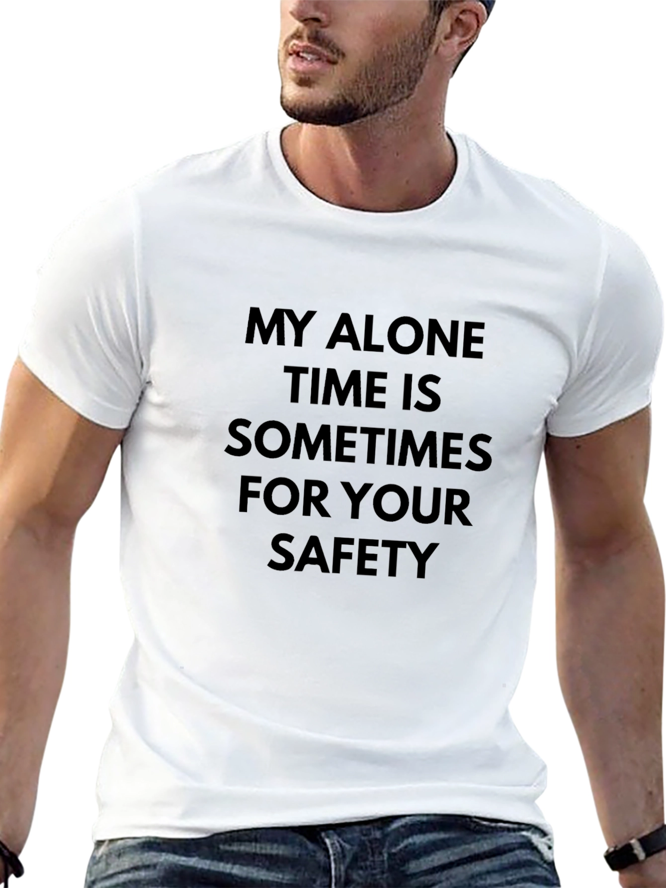 Alone Time Safety Graphic T-Shirt