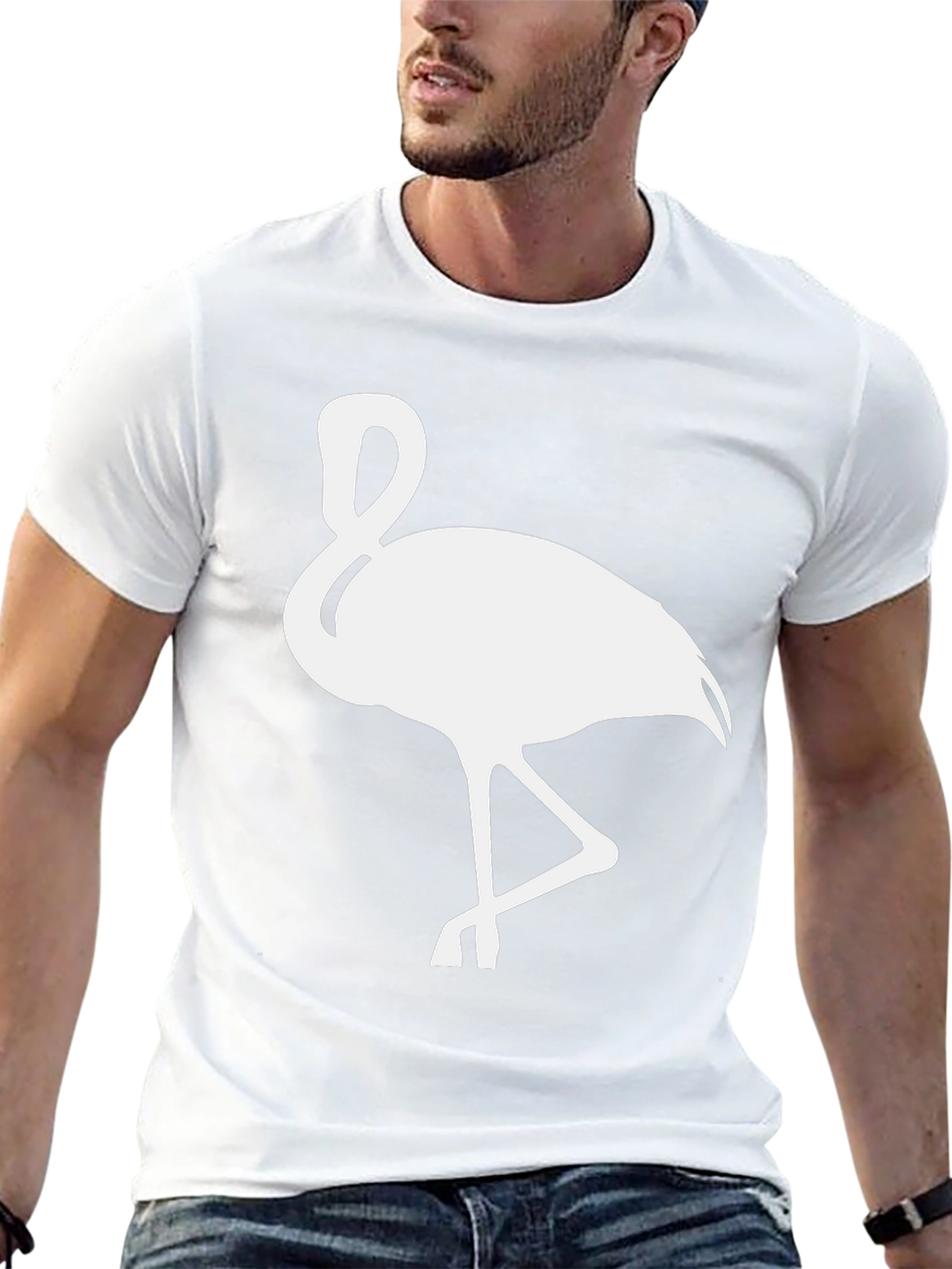 Flamingo Graphic T-Shirt - Casual Style