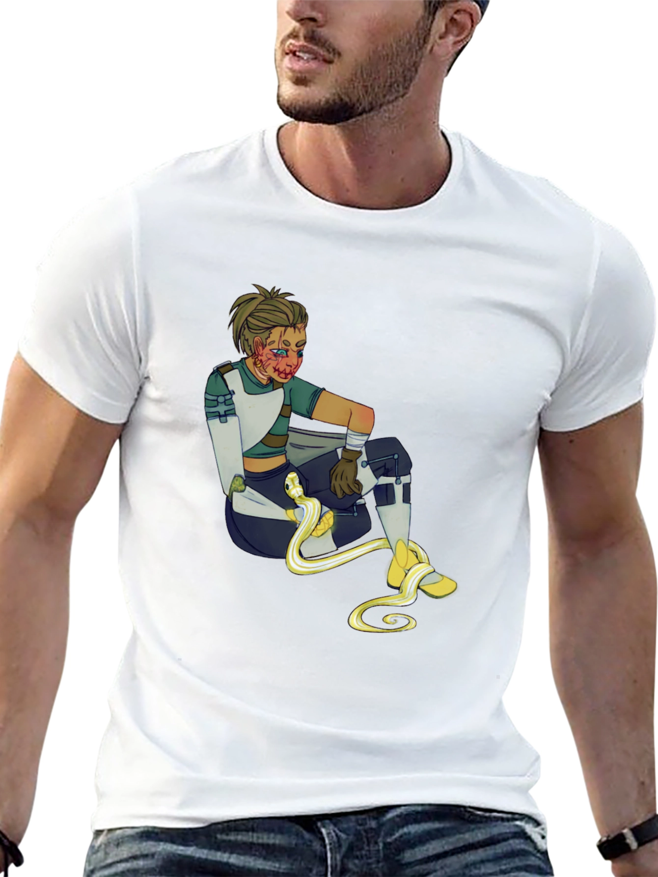 Graphic T-Shirt - Apex Legends Lifeline Snake Design