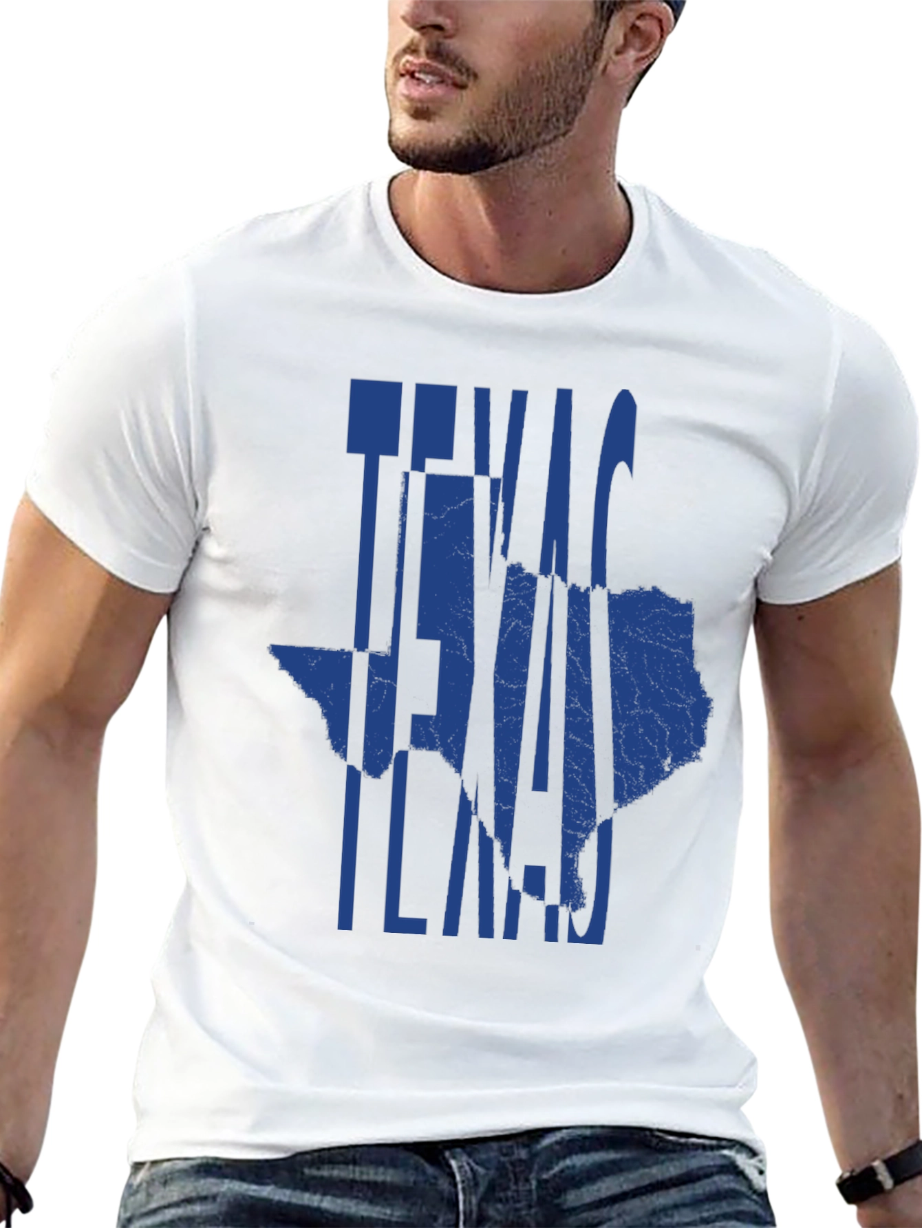 Texas State Map Graphic Tee