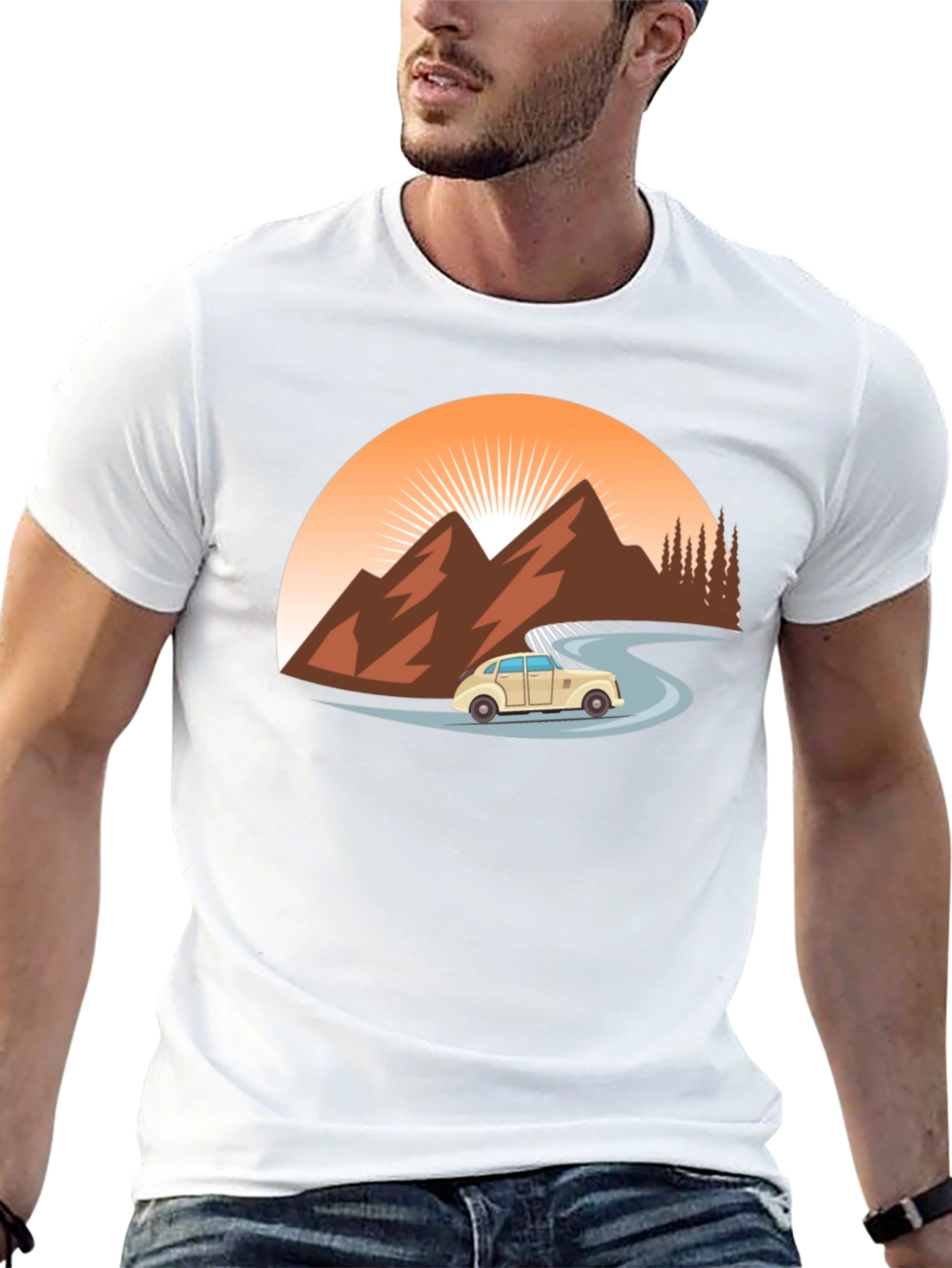 Retro Road Trip T-Shirt - Adventure Awaits!