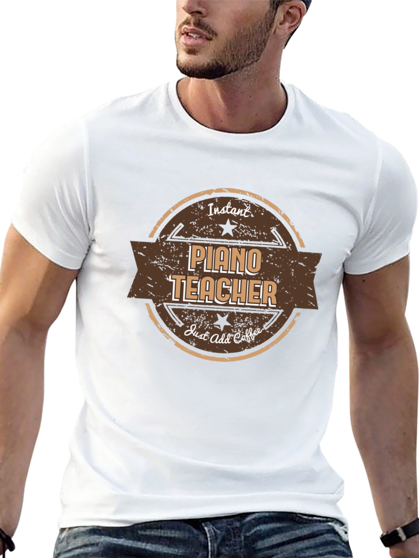 Instant Piano Teacher Coffee T-Shirt