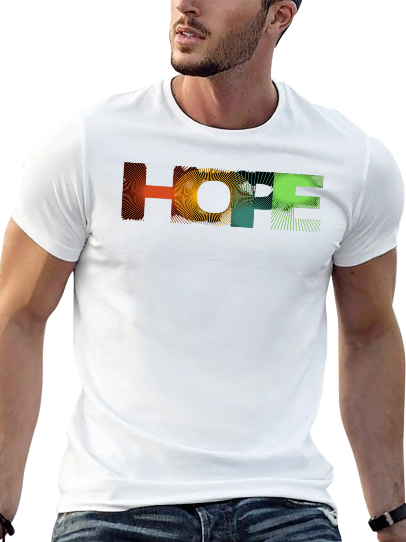 HOPE Graphic Print Black T-Shirt