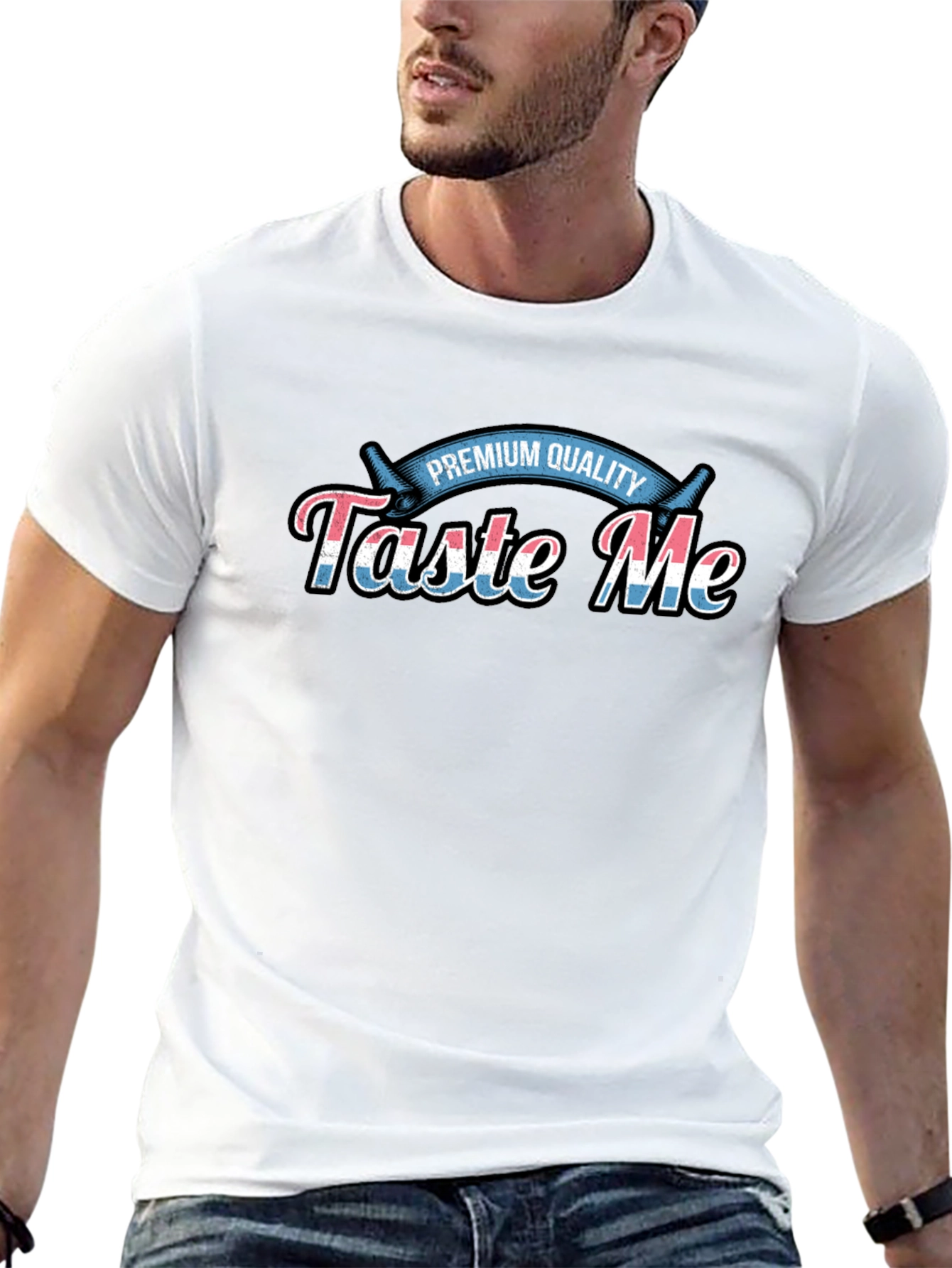 Taste Me Premium Quality Black T-Shirt