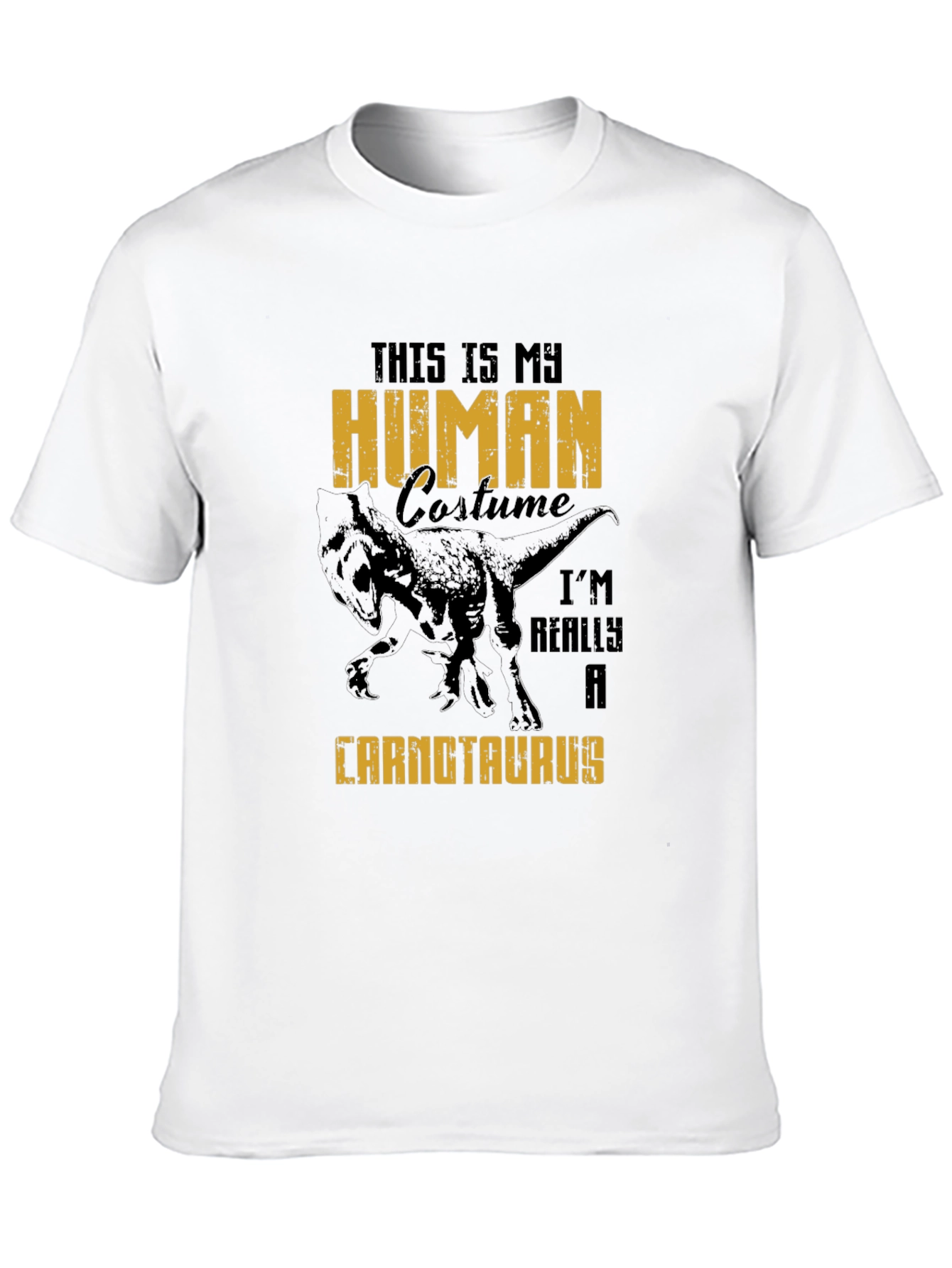This is My Human Costume Carnotaurus Graphic Tee