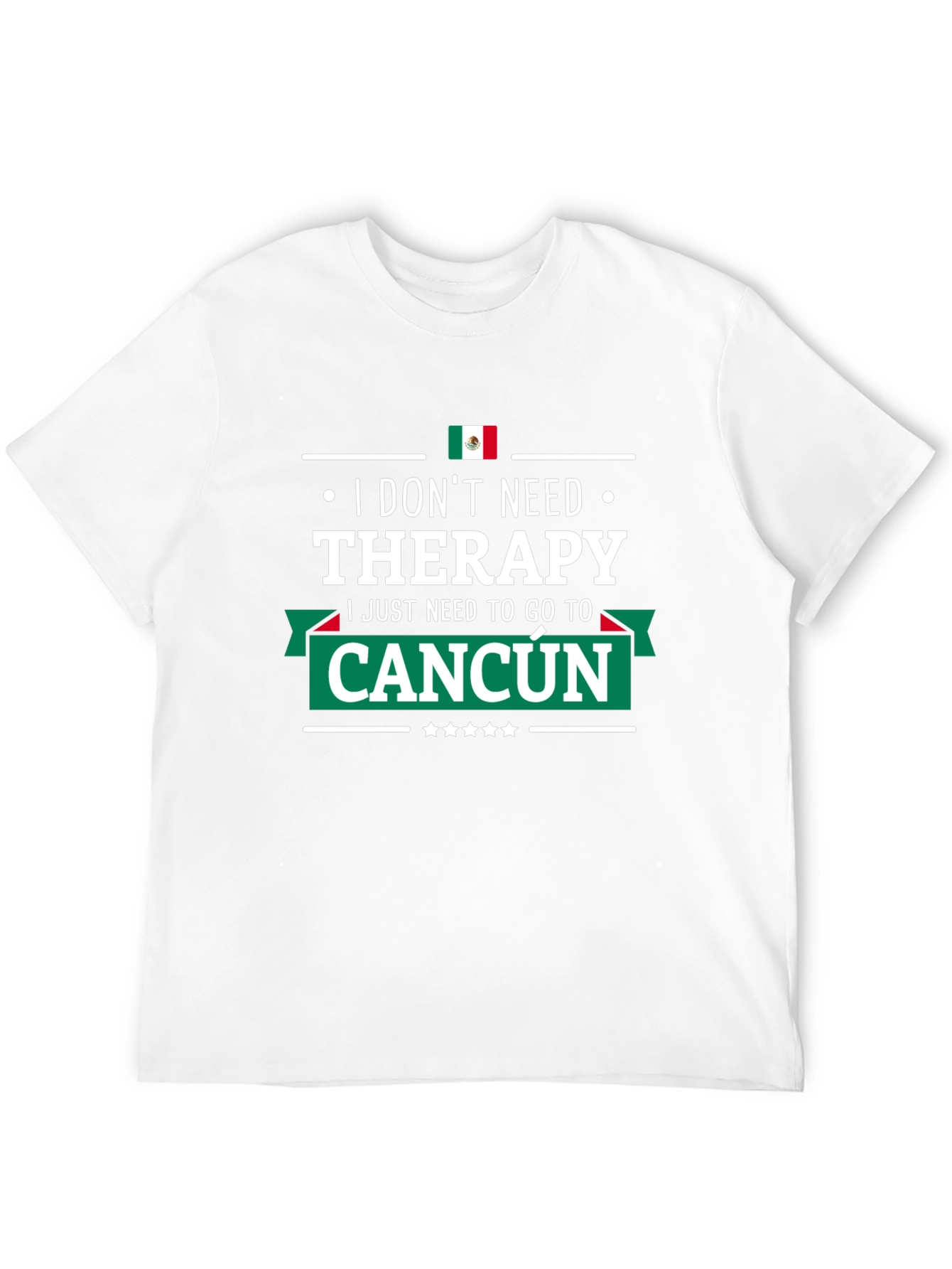 Cancun Therapy T-Shirt - Mens Black Graphic Tee