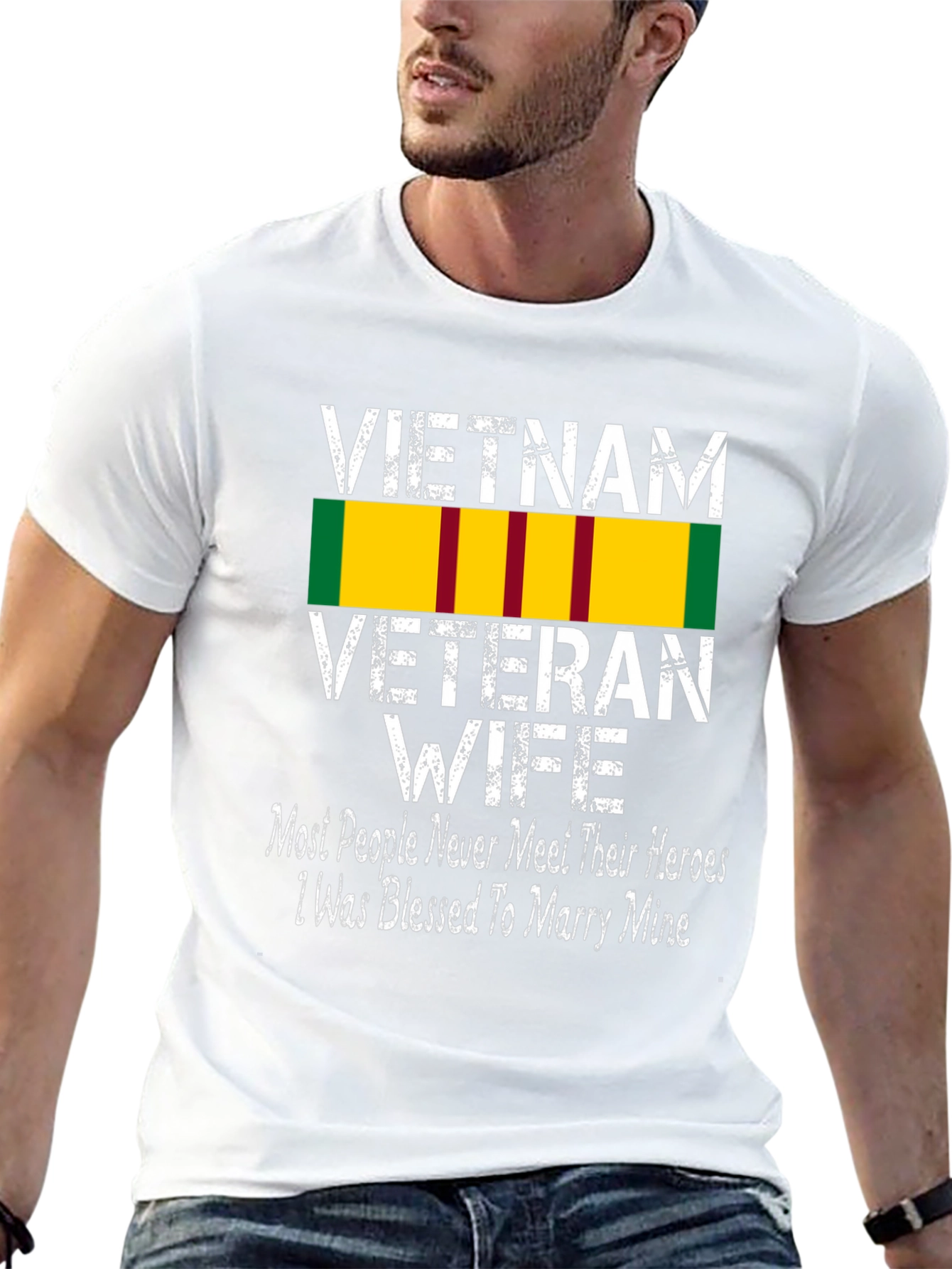 Vietnam Veteran Wife T-Shirt - Black