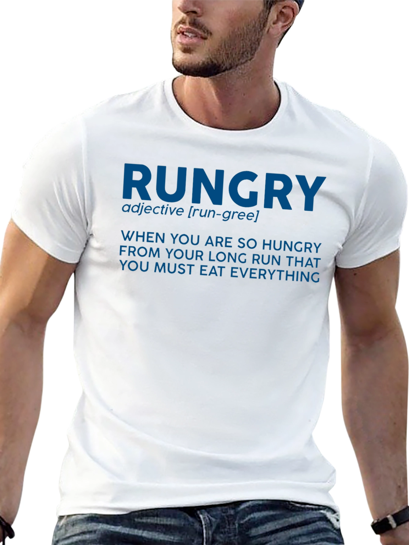 RUNGRY T-Shirt - Funny Running Joke