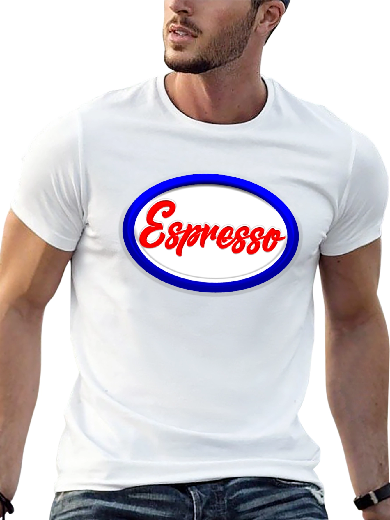 Espresso Oval T-Shirt - Coffee Lover Tee
