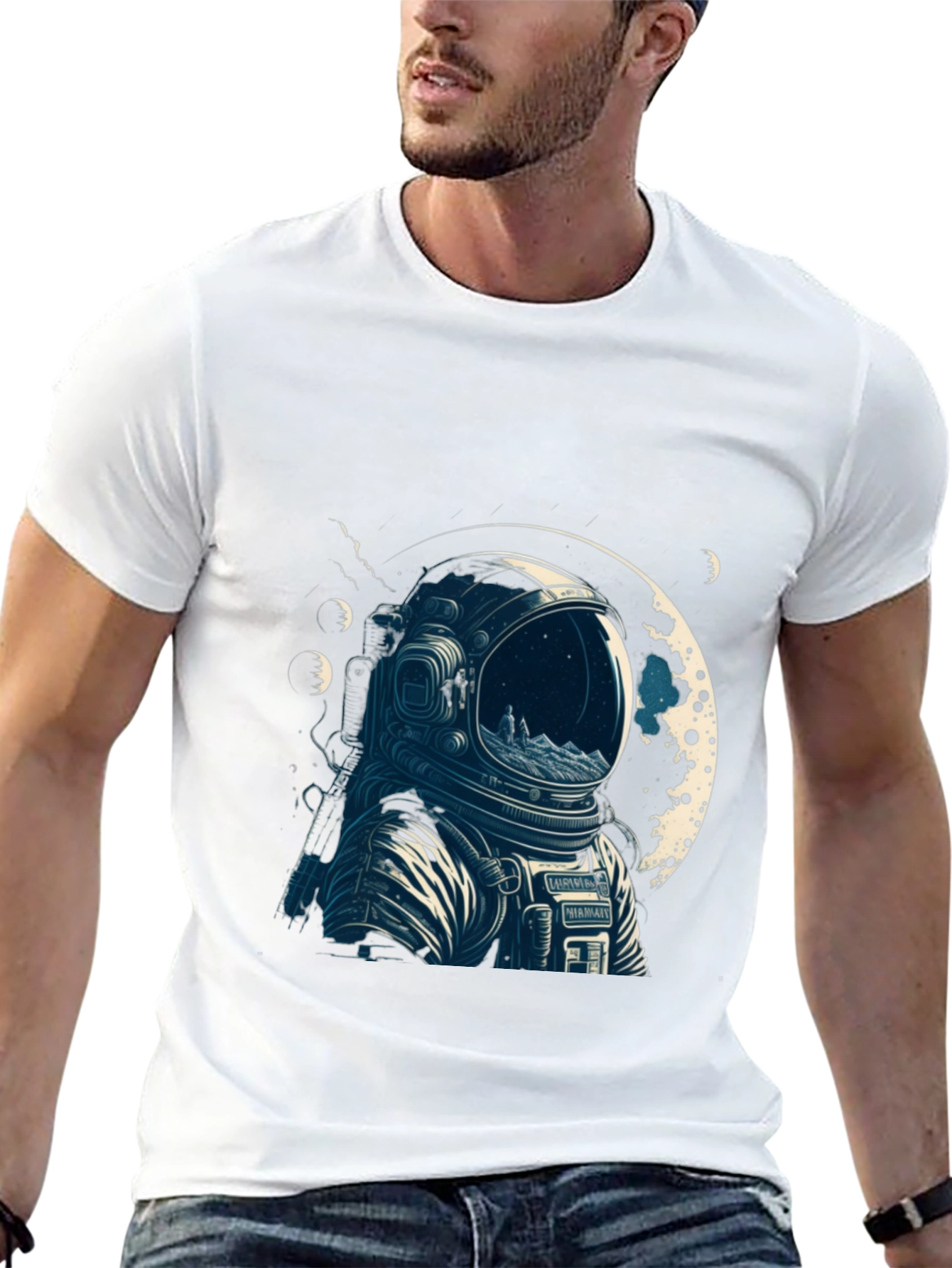 Astronaut Graphic Tee - Space Explorer T-Shirt